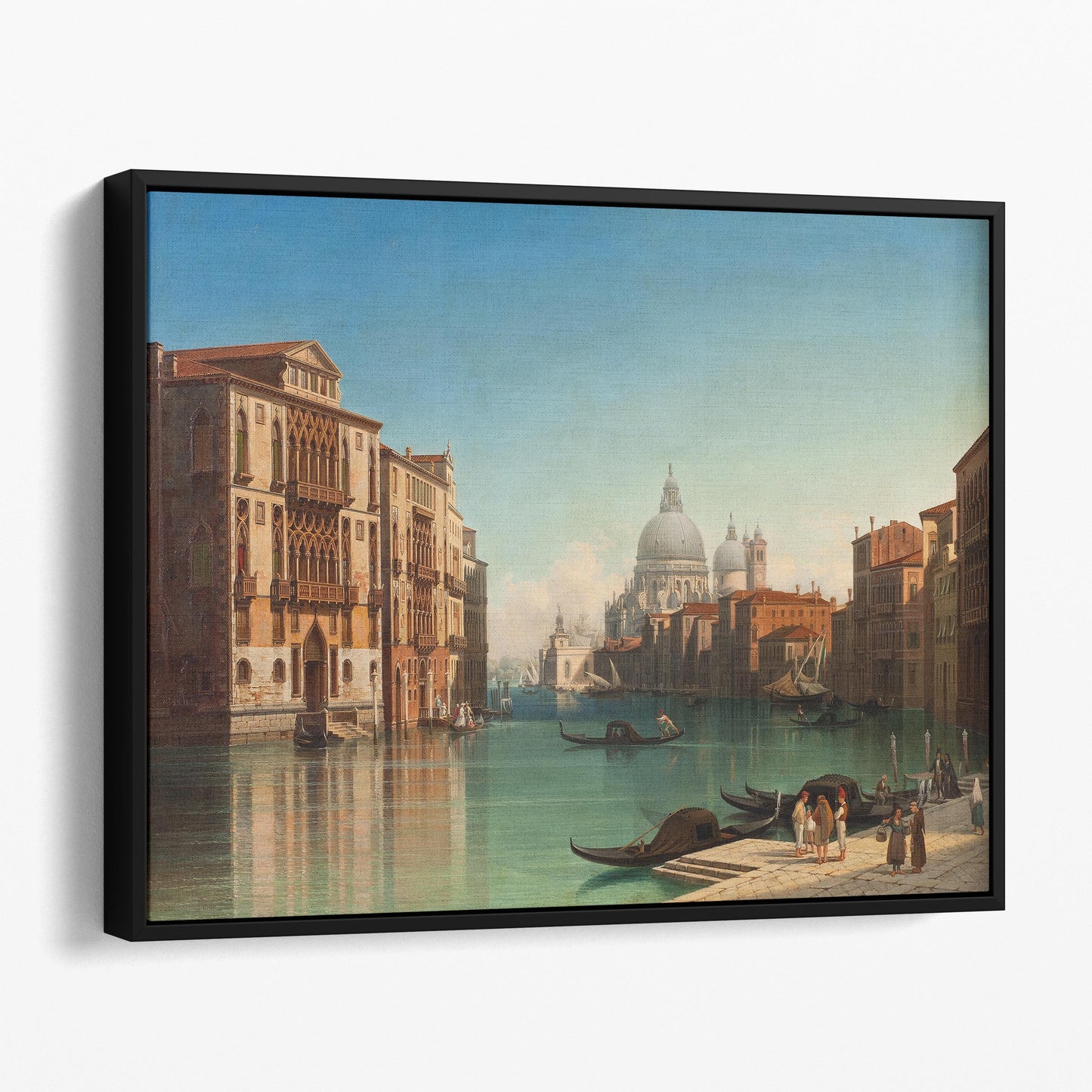 View of the Grand Canal in Venice - Gustaf Wilhelm Palm