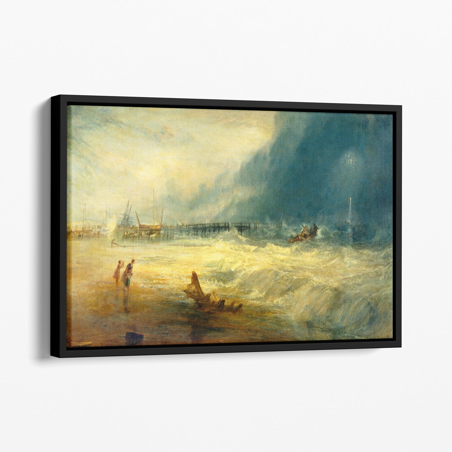 Lifeboat Rescuing Vessel (1831), by JMW Turner