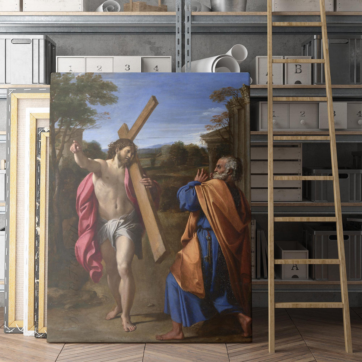 Domine, Quo Vadis - Annibale Carracci