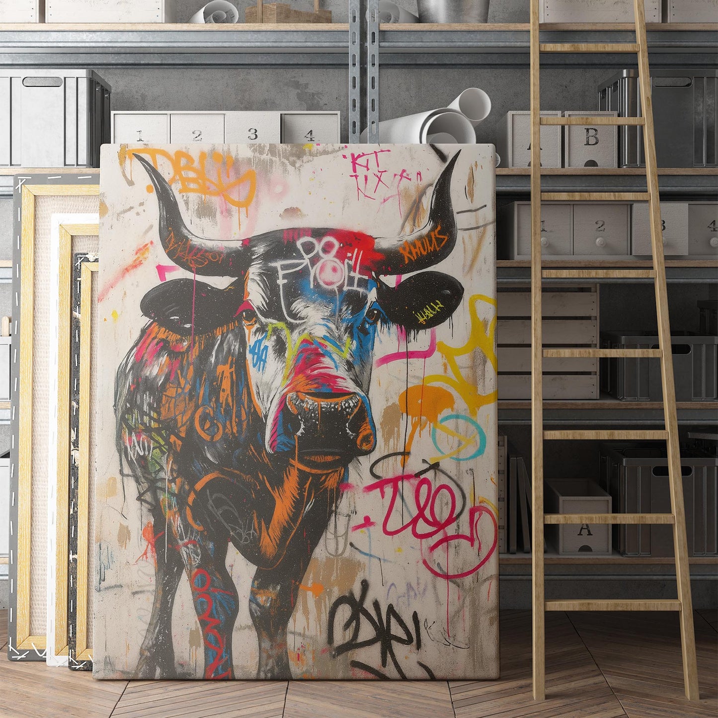 Graffiti Cow