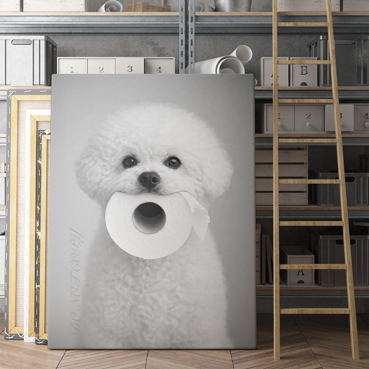 Bichon Frise Toilet Paper