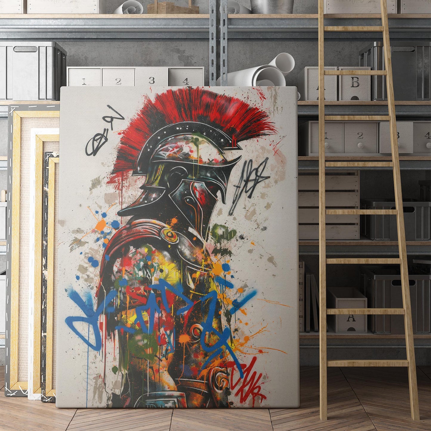 Roman Soldier Graffiti