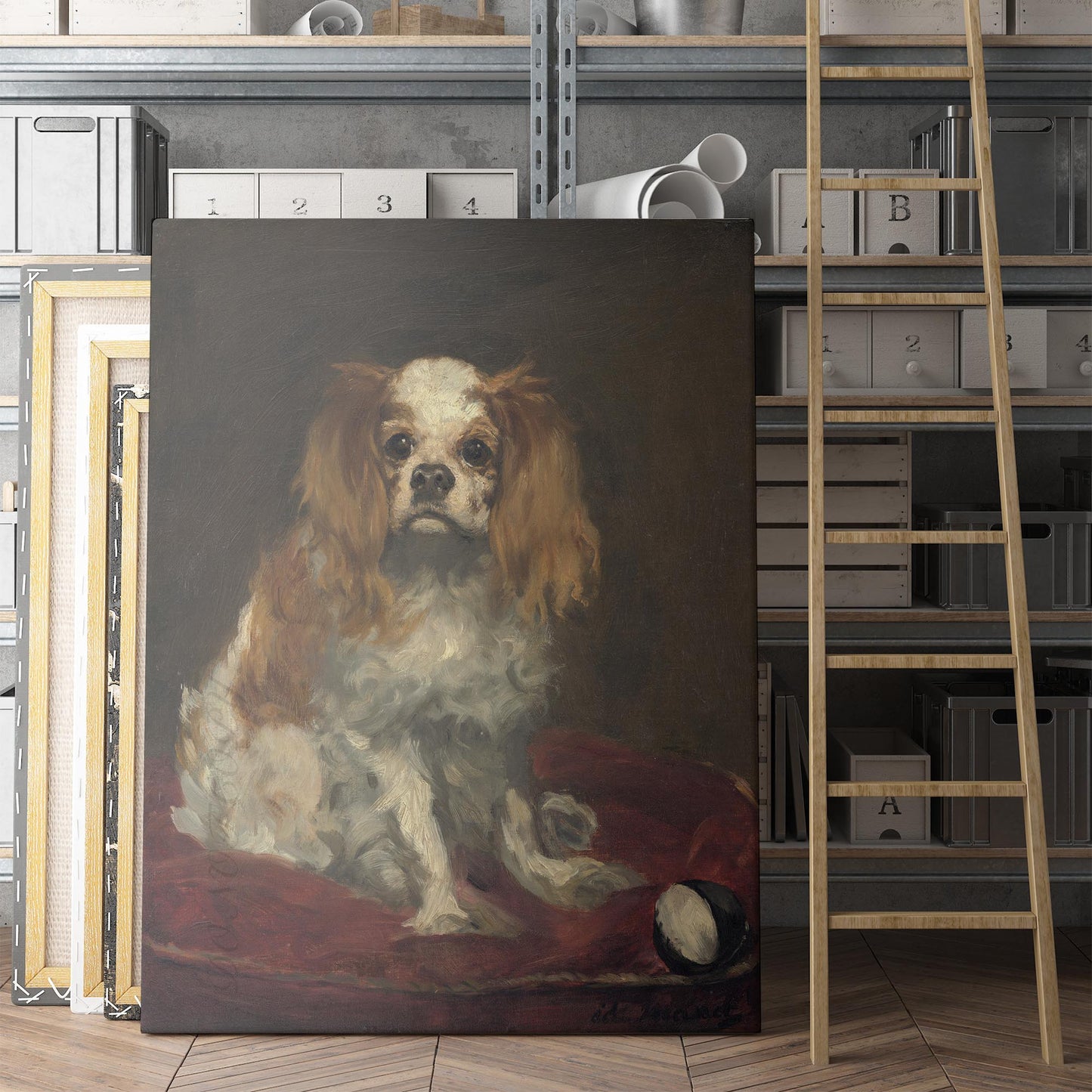 A King Charles Spaniel 1866 - Edouard Manet