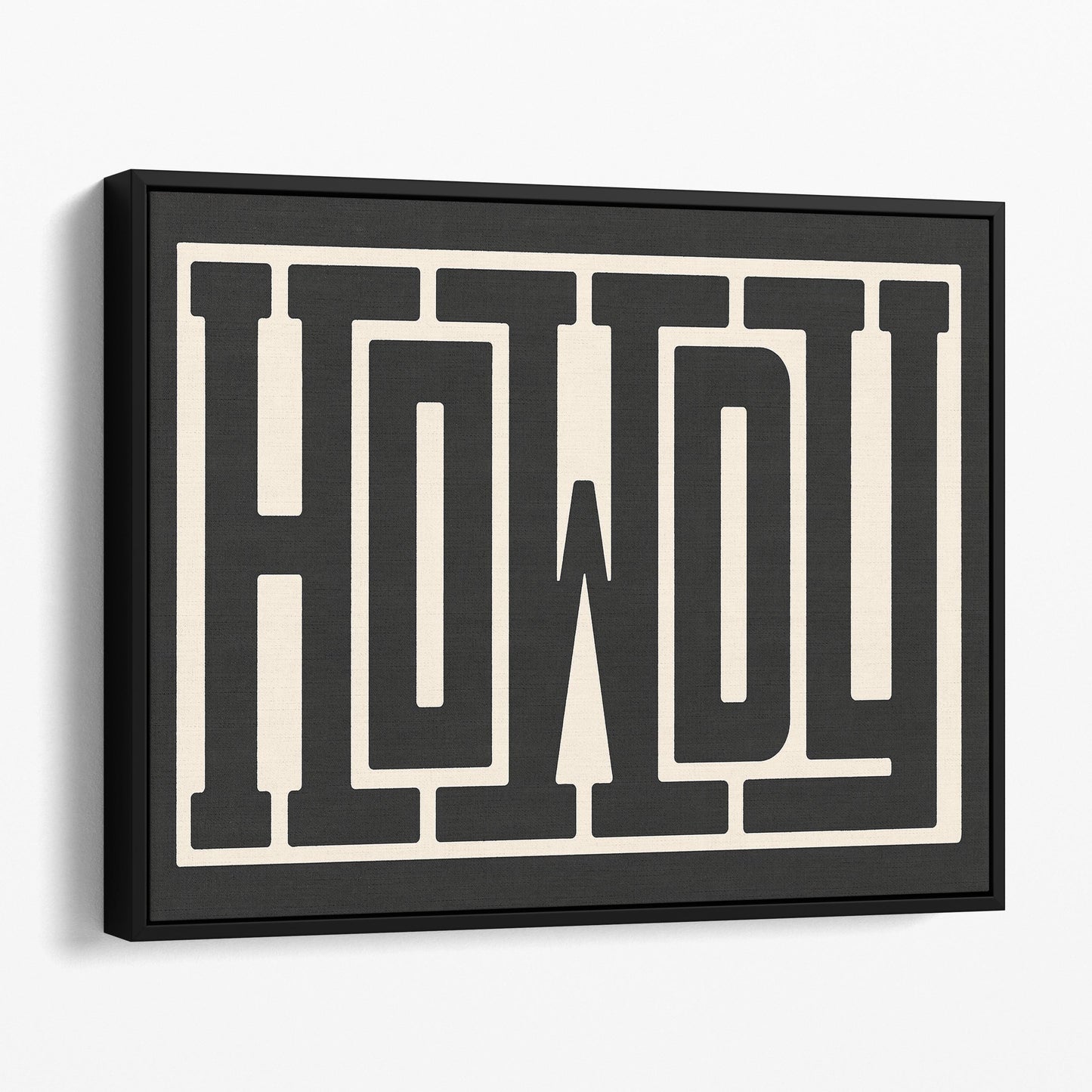 Howdy Wall Sign