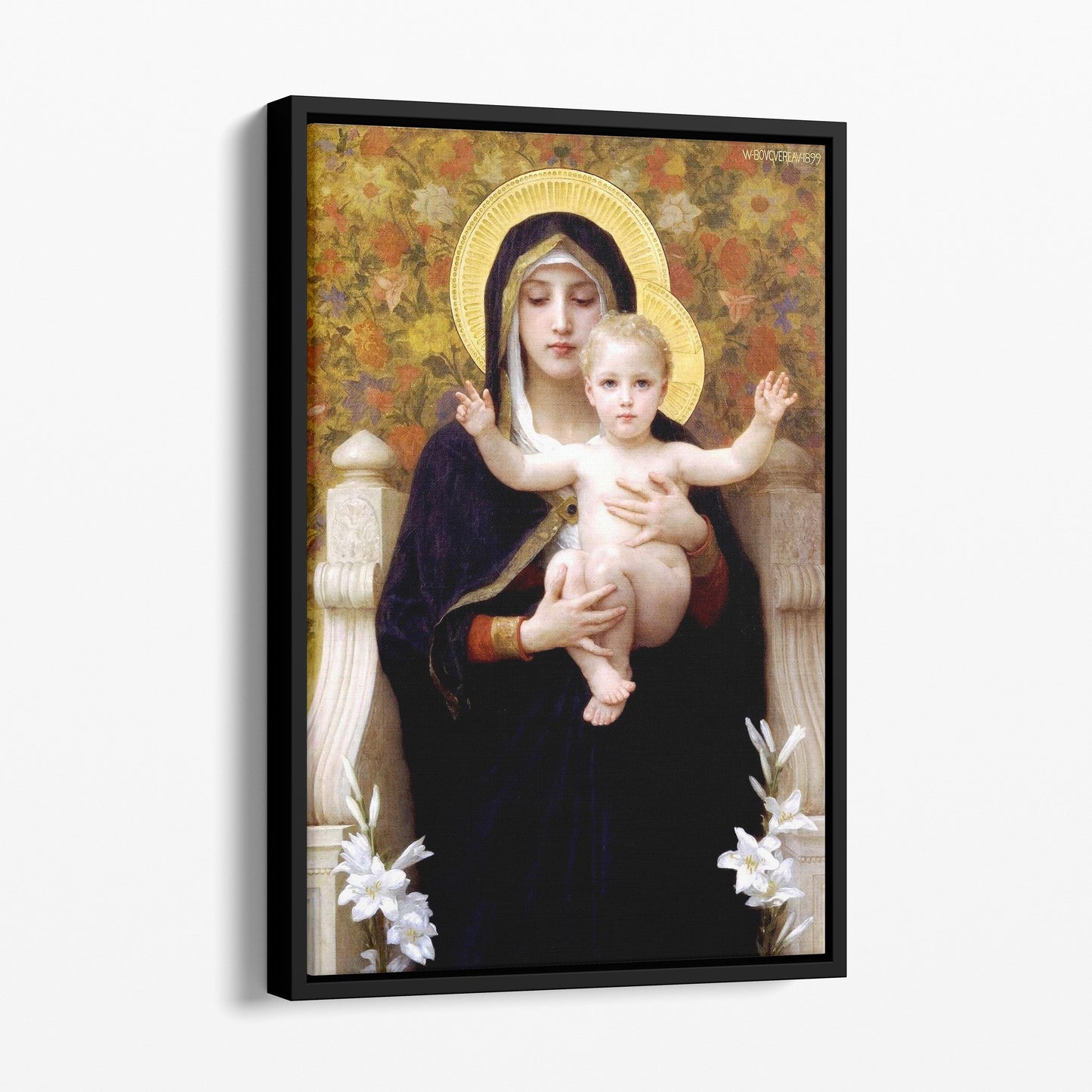 The Virgin of the Lilies - William-Adolphe Bouguereau