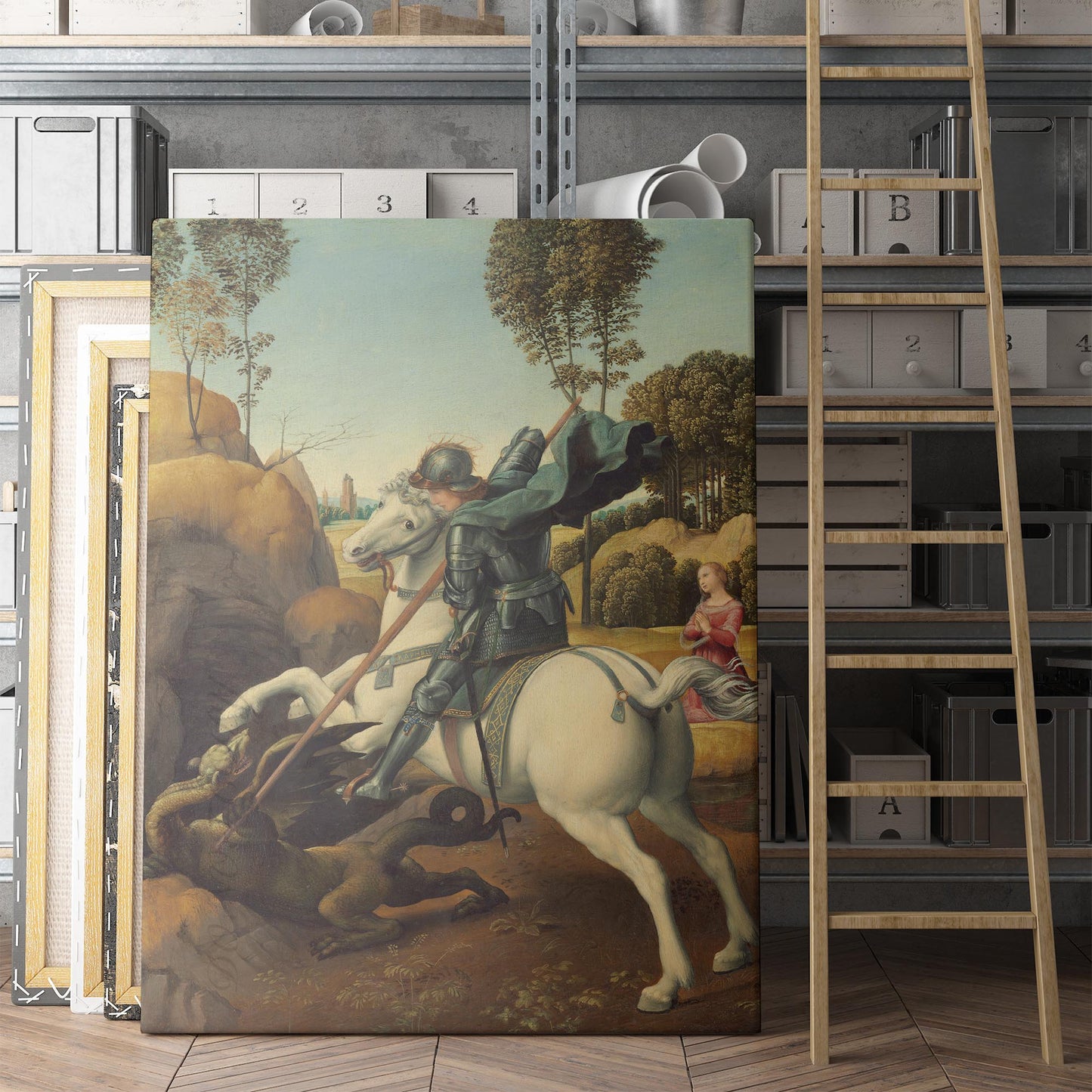 St George and the Dragon - Raphael