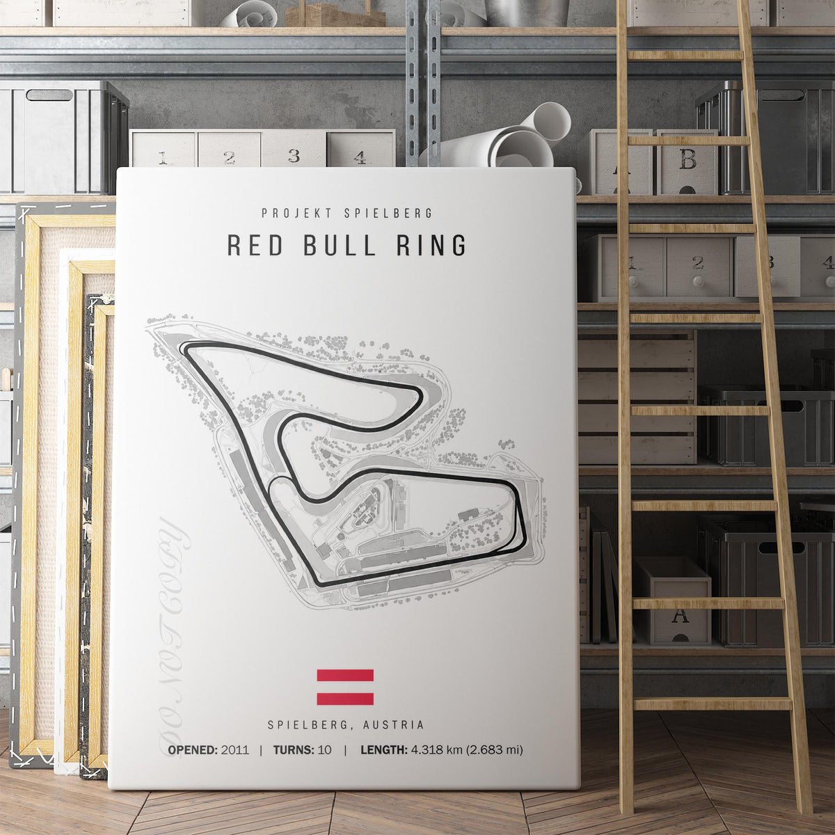 Austrian Grand Prix Race Track Map