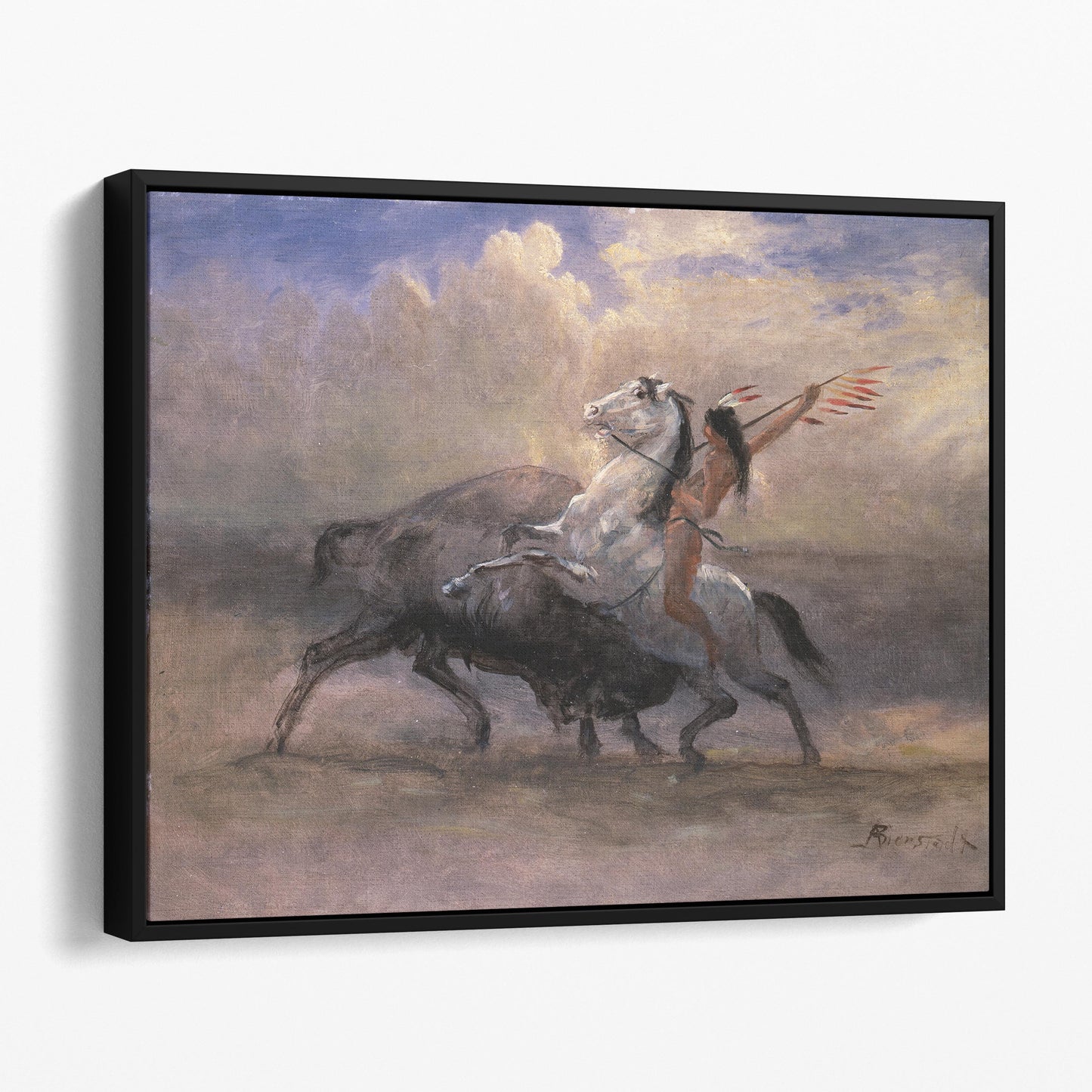 The Last of the Buffalo by Albert Bierstadt