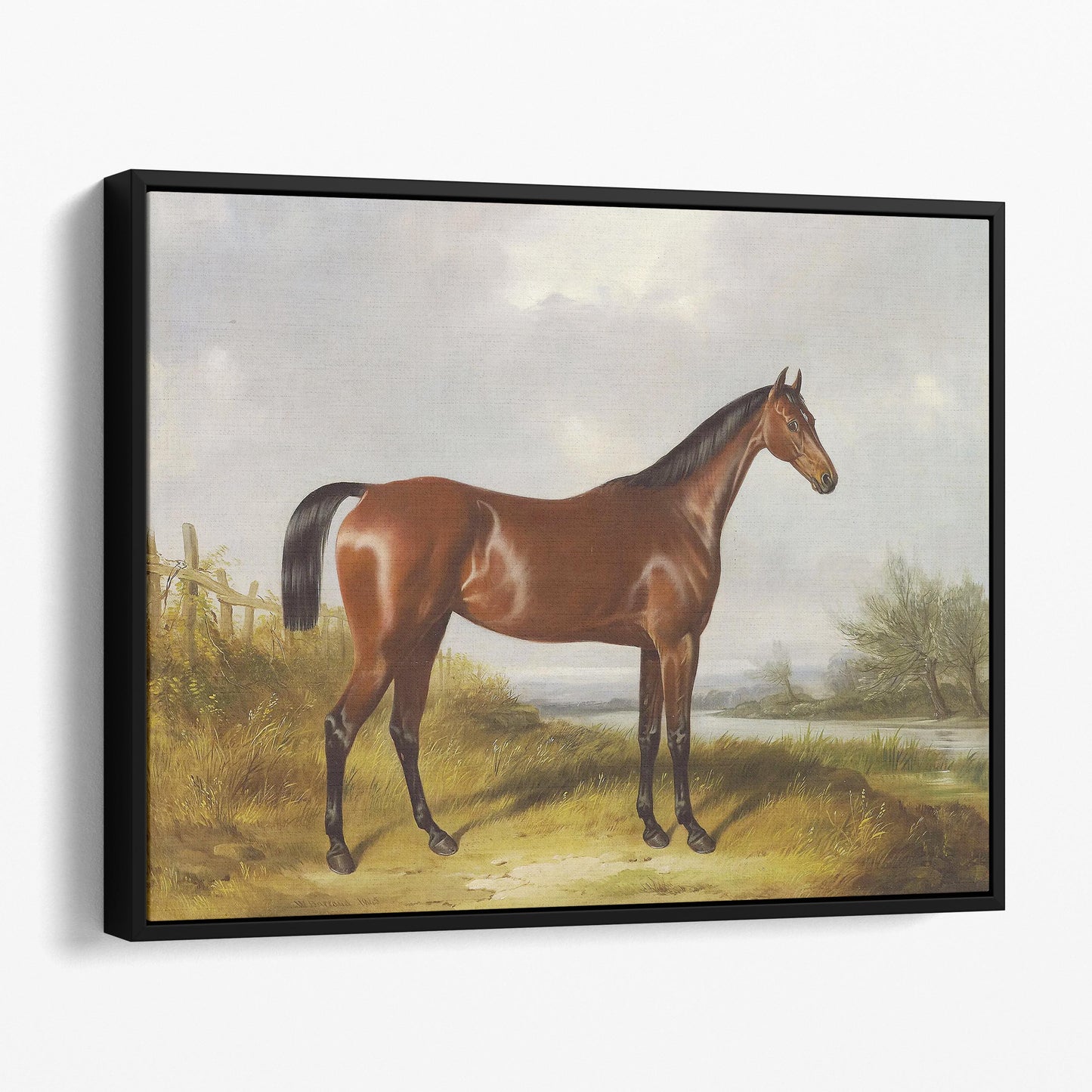 Hunter In a Landscape After William Barraud
