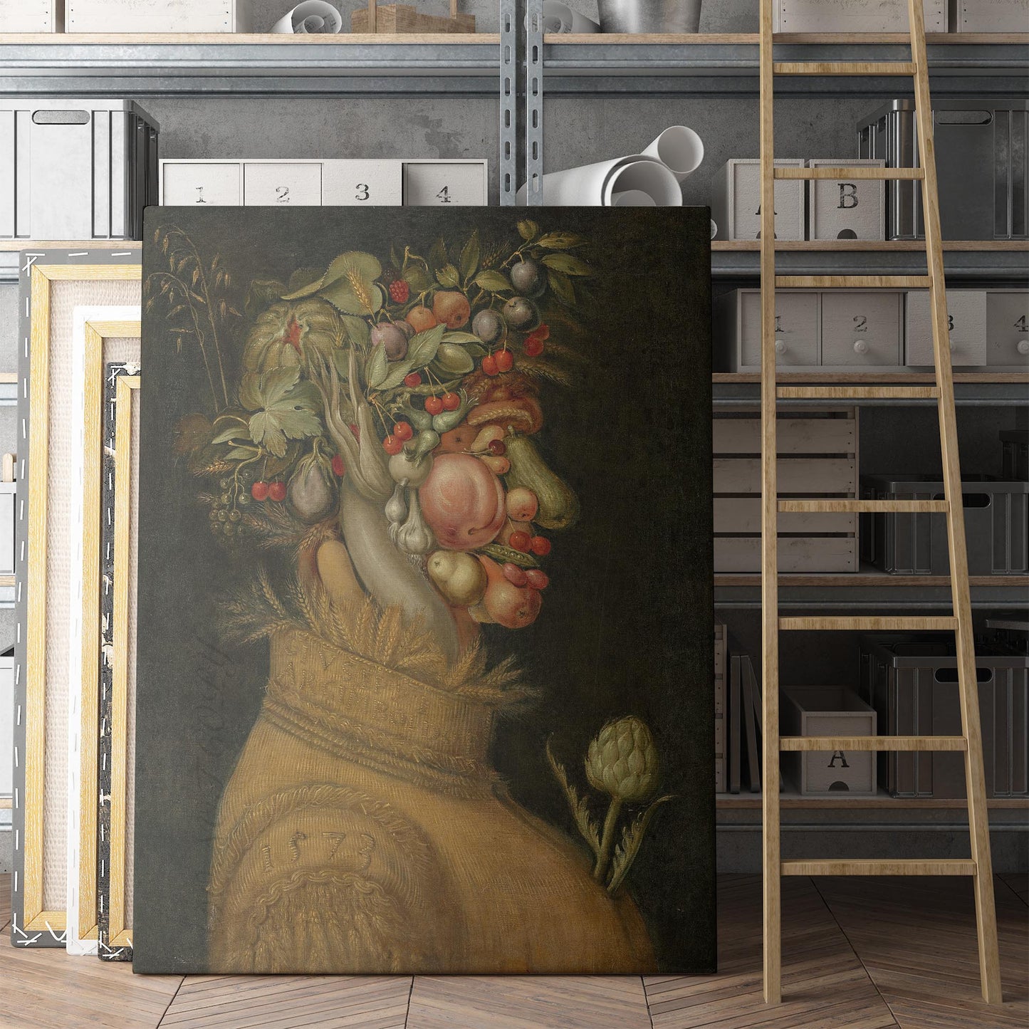 Summer - The Four Seasons by Giuseppe Arcimboldo