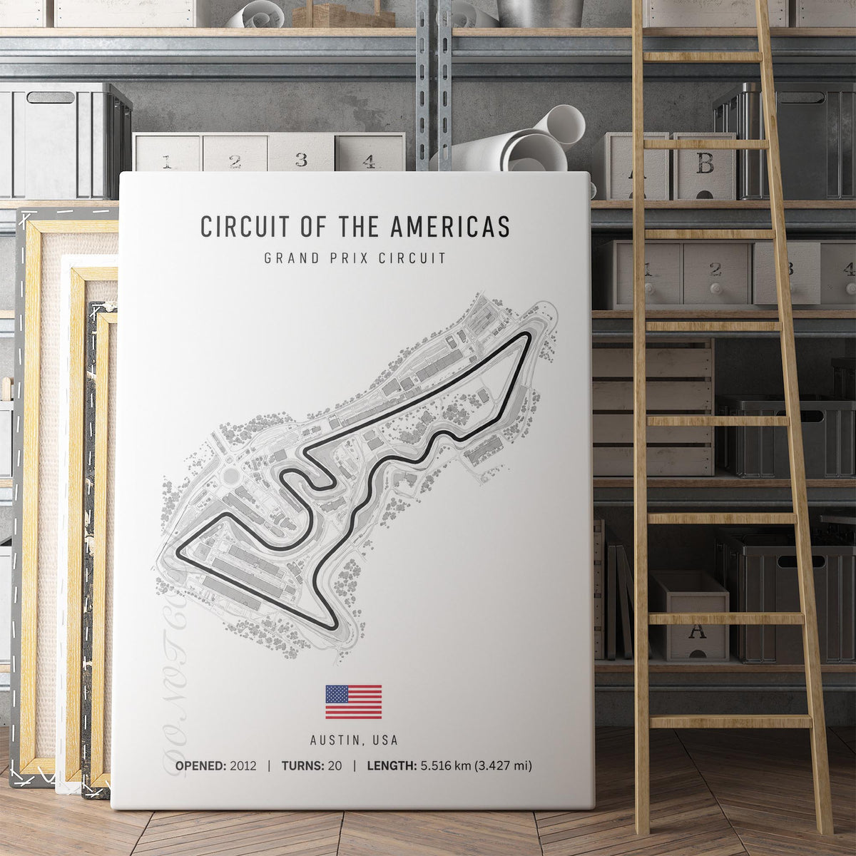 Austin Texas Grand Prix Race Track Map