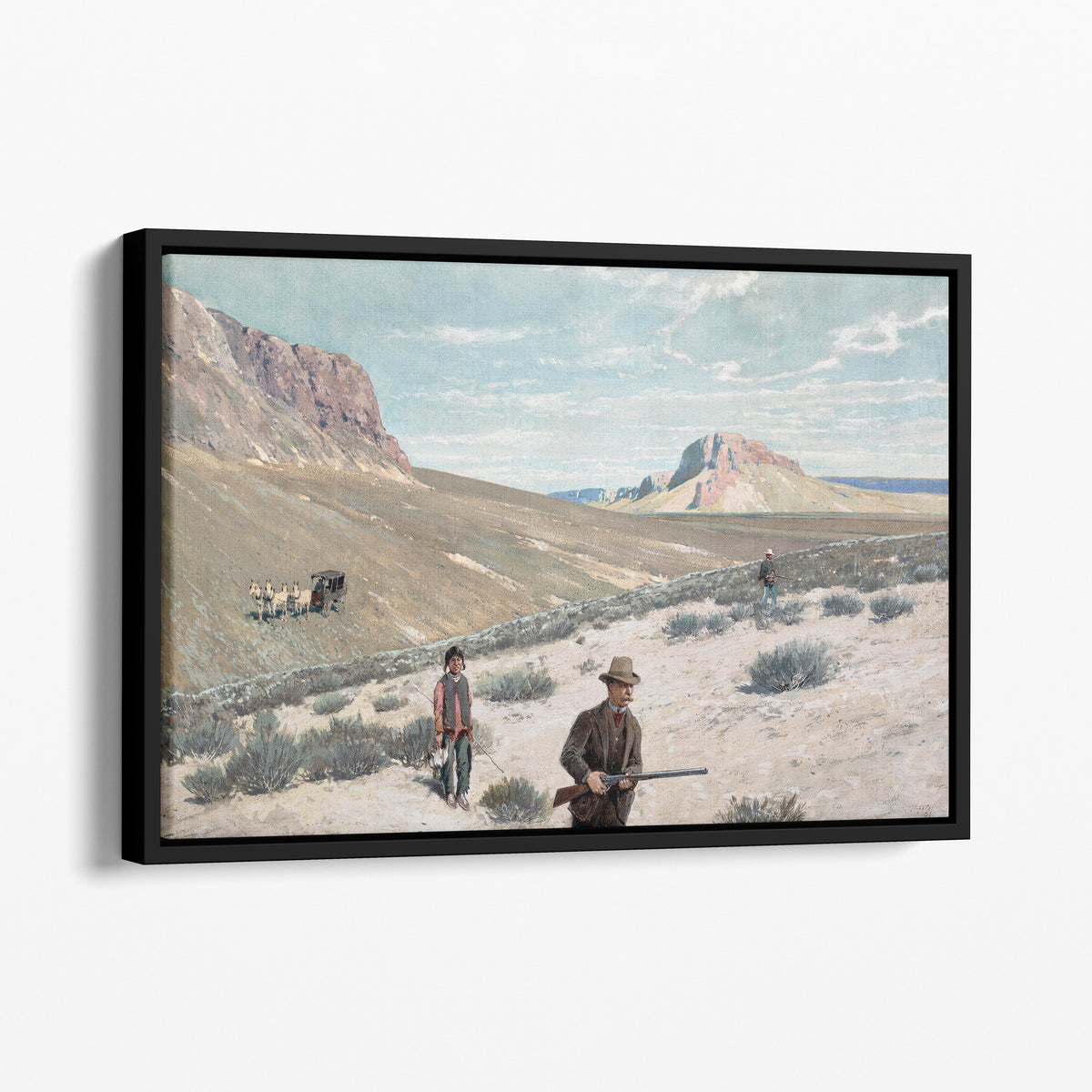 Theodore Roosevelt Sage-Cock Shooting in Montana (Sage Grouse Shooting) 1898