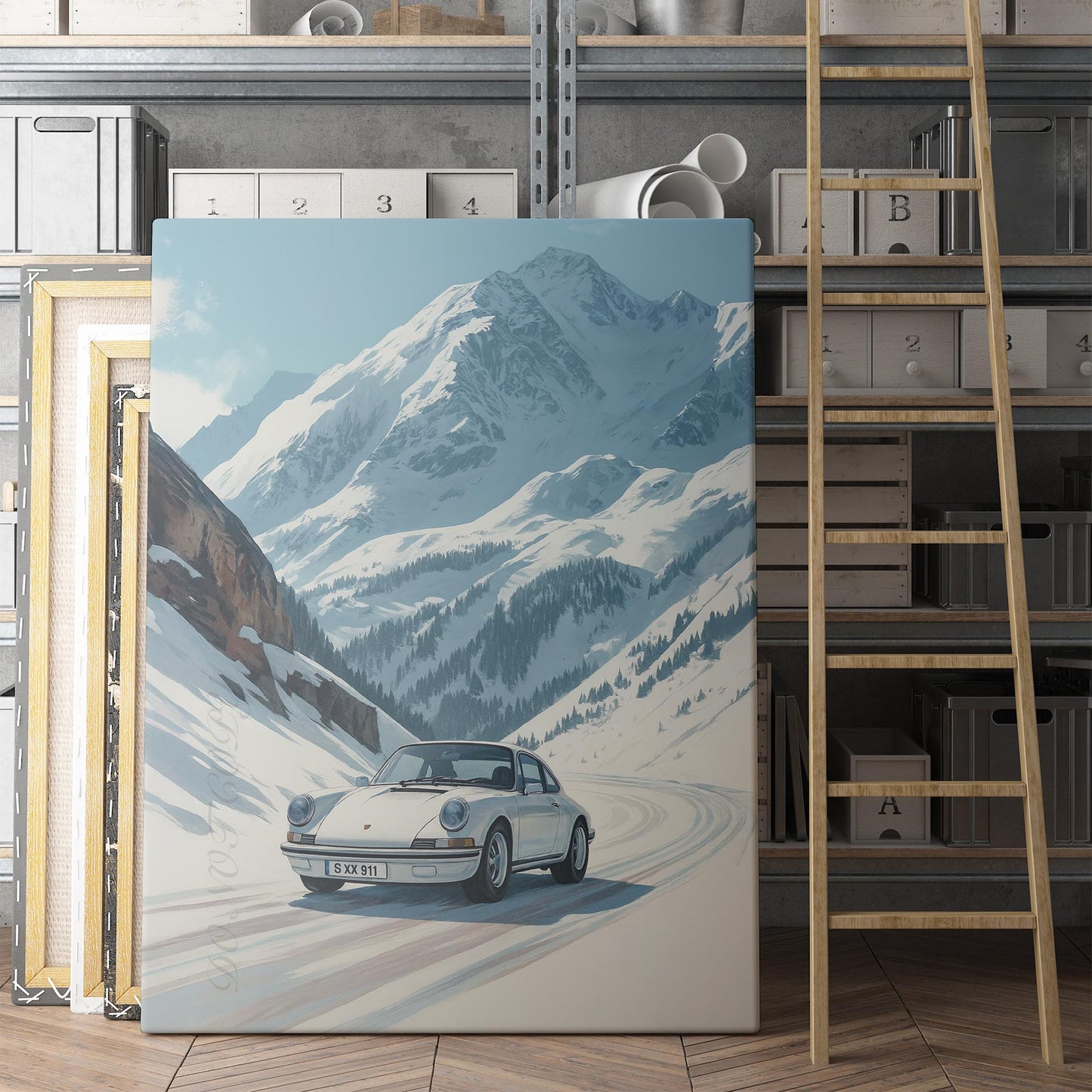 Porsche 911 In The Mountains