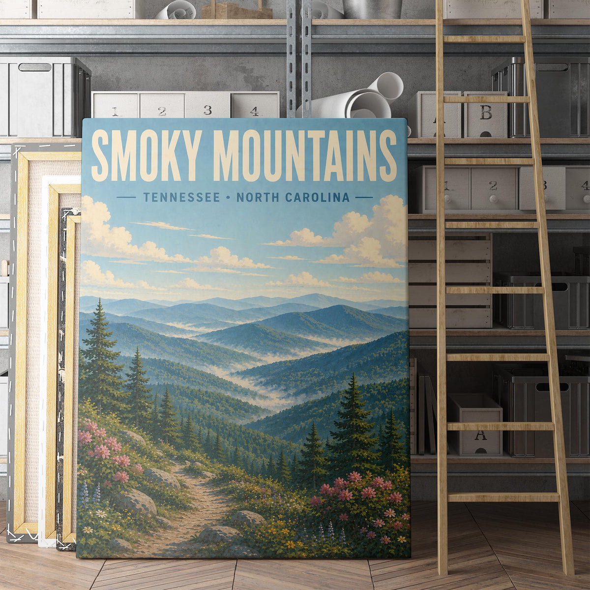 Smoky Mountains Travel Poster