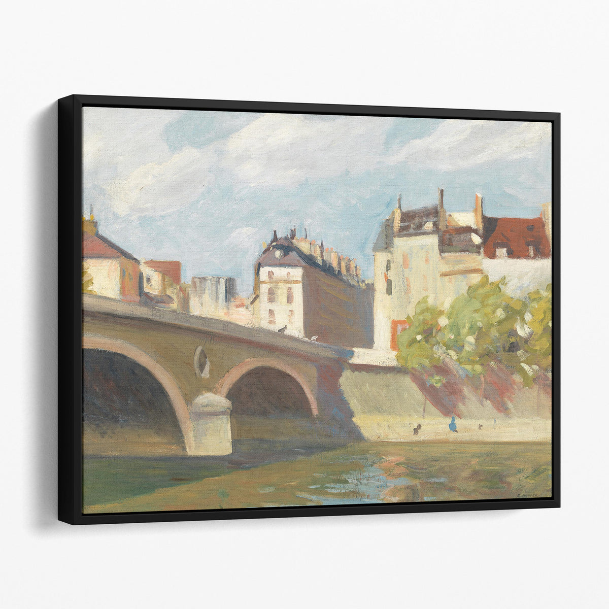 Bridge on the Seine, Paris 1909 by Edward Hopper