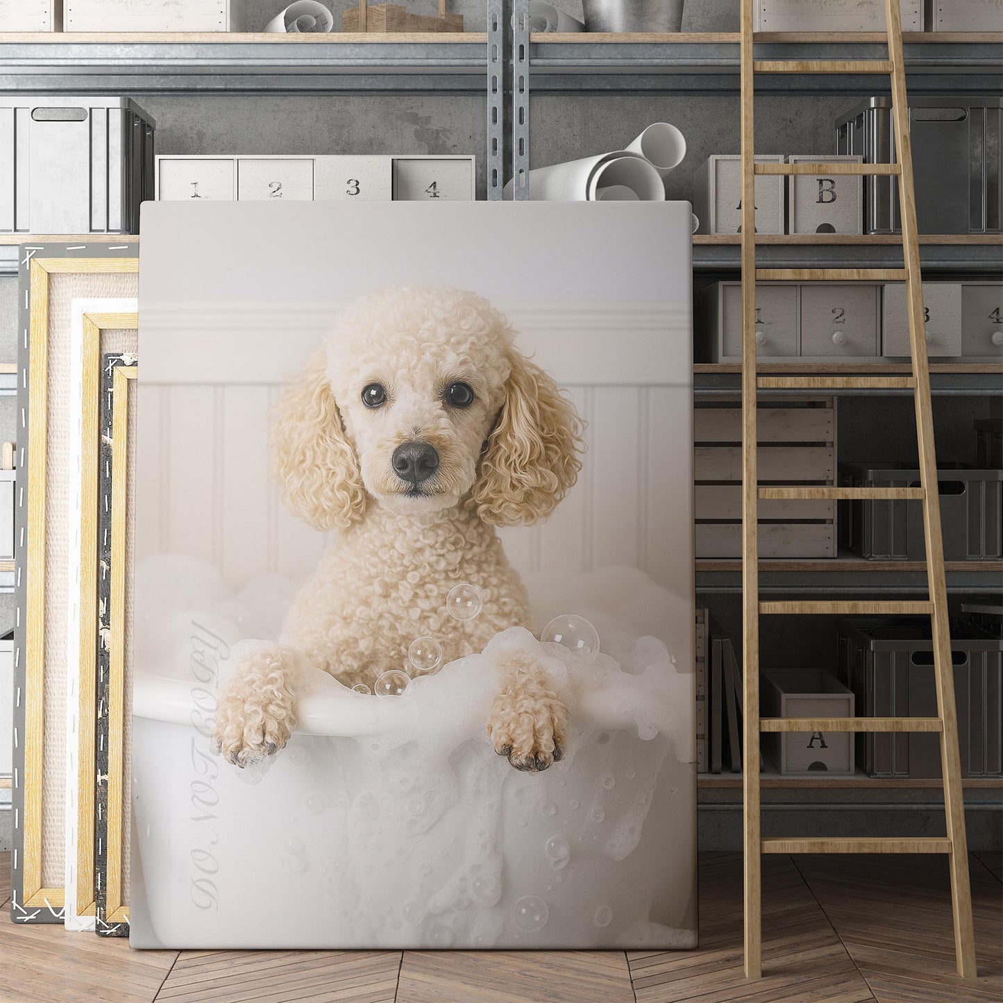 Poodle Dog Bubble Bath