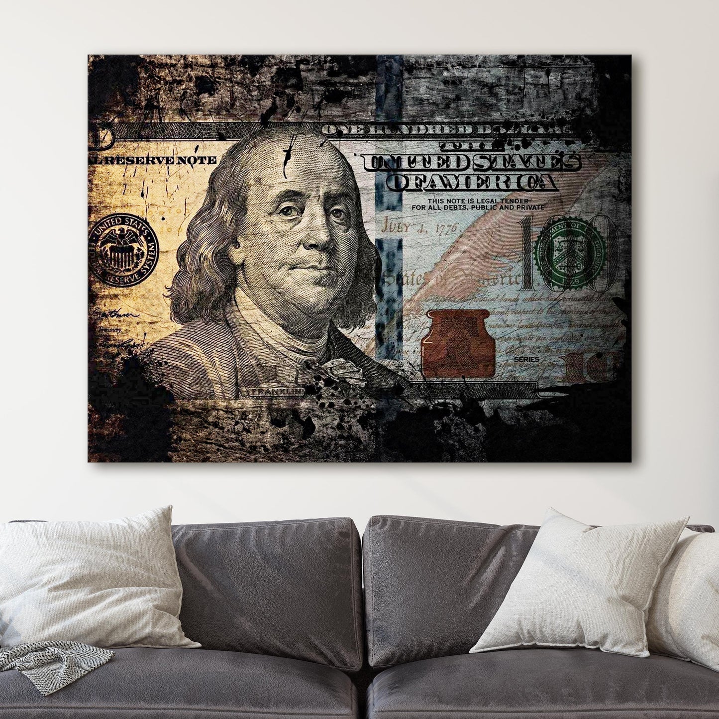 United States One Hundred Dollar Bill - Benjamin Franklin