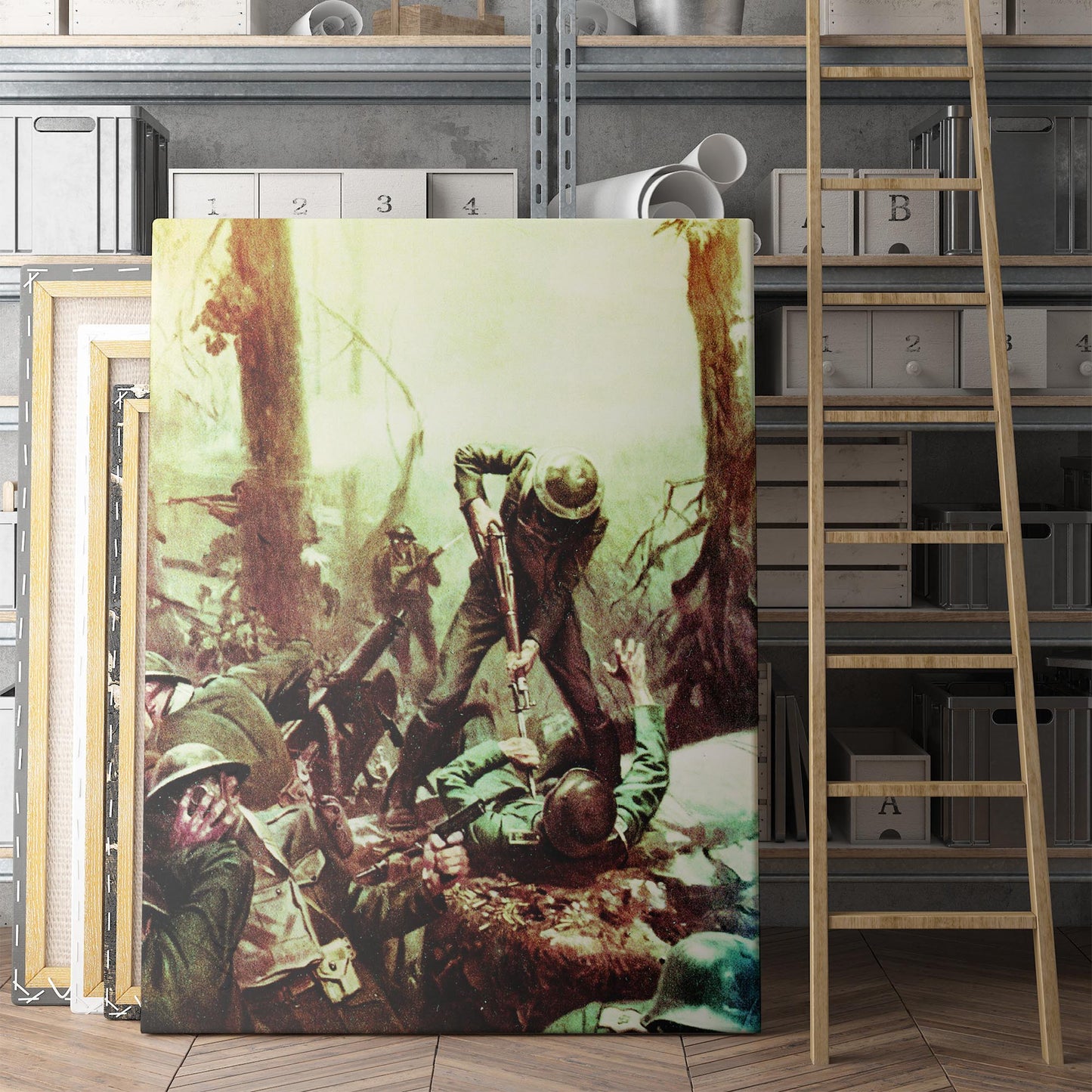 American Marines In The Battle of Belleau Wood, June 1918 World War 1