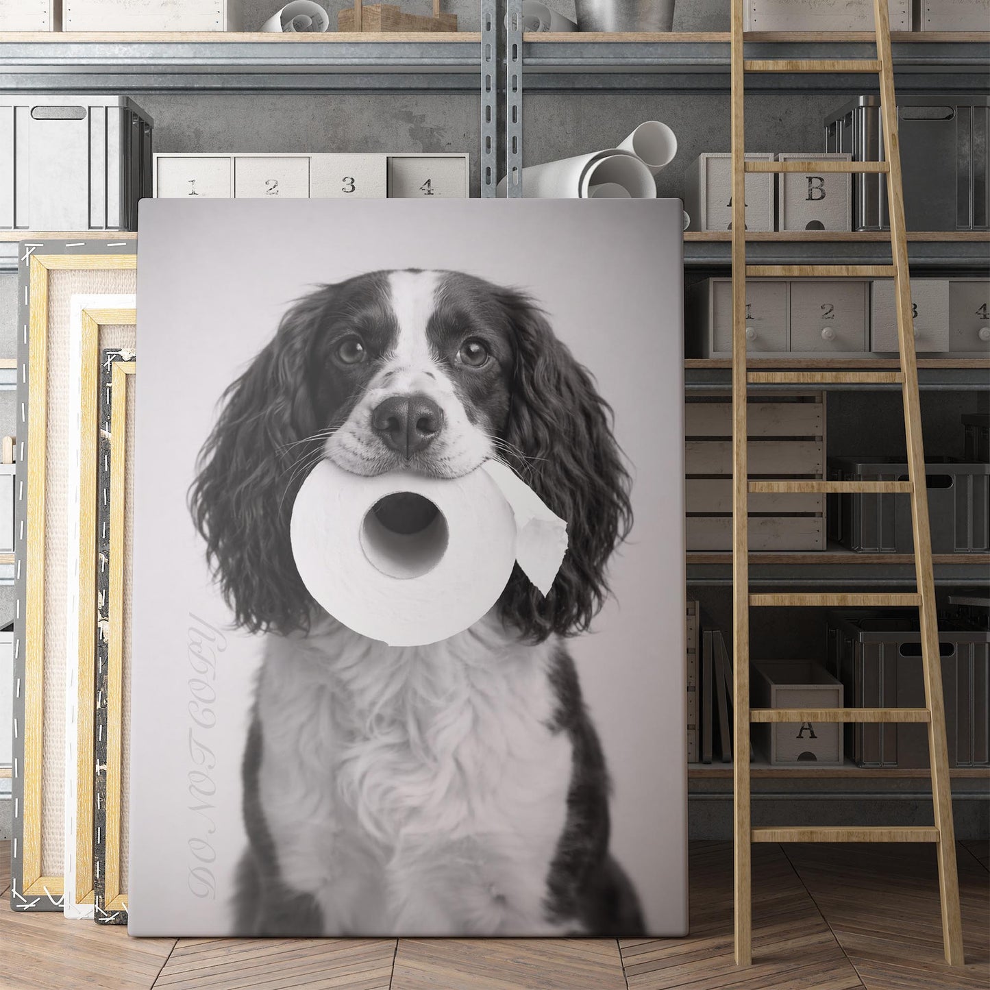 English Springer Spaniel Dog Toilet Paper