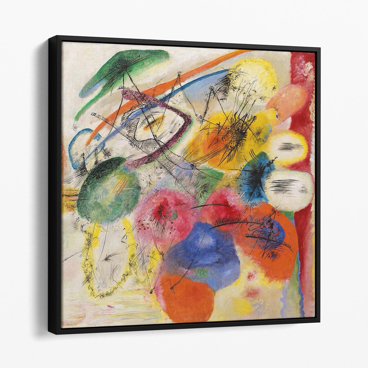 Black Lines by Kandinsky