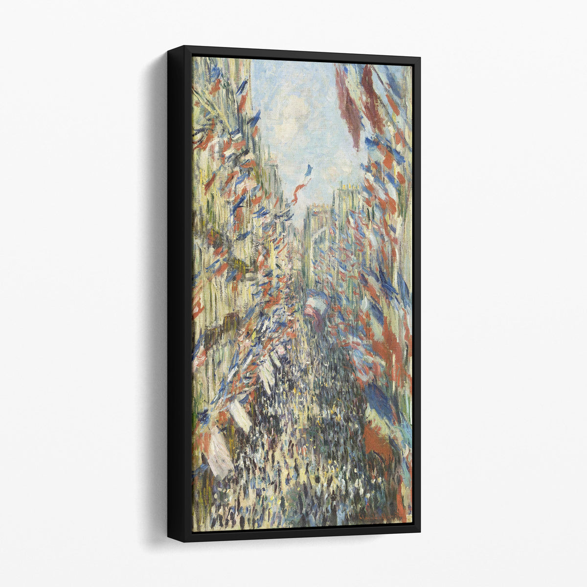 The Rue Montorgueil in Paris. Celebration of June 30, 1878 - Claude Monet