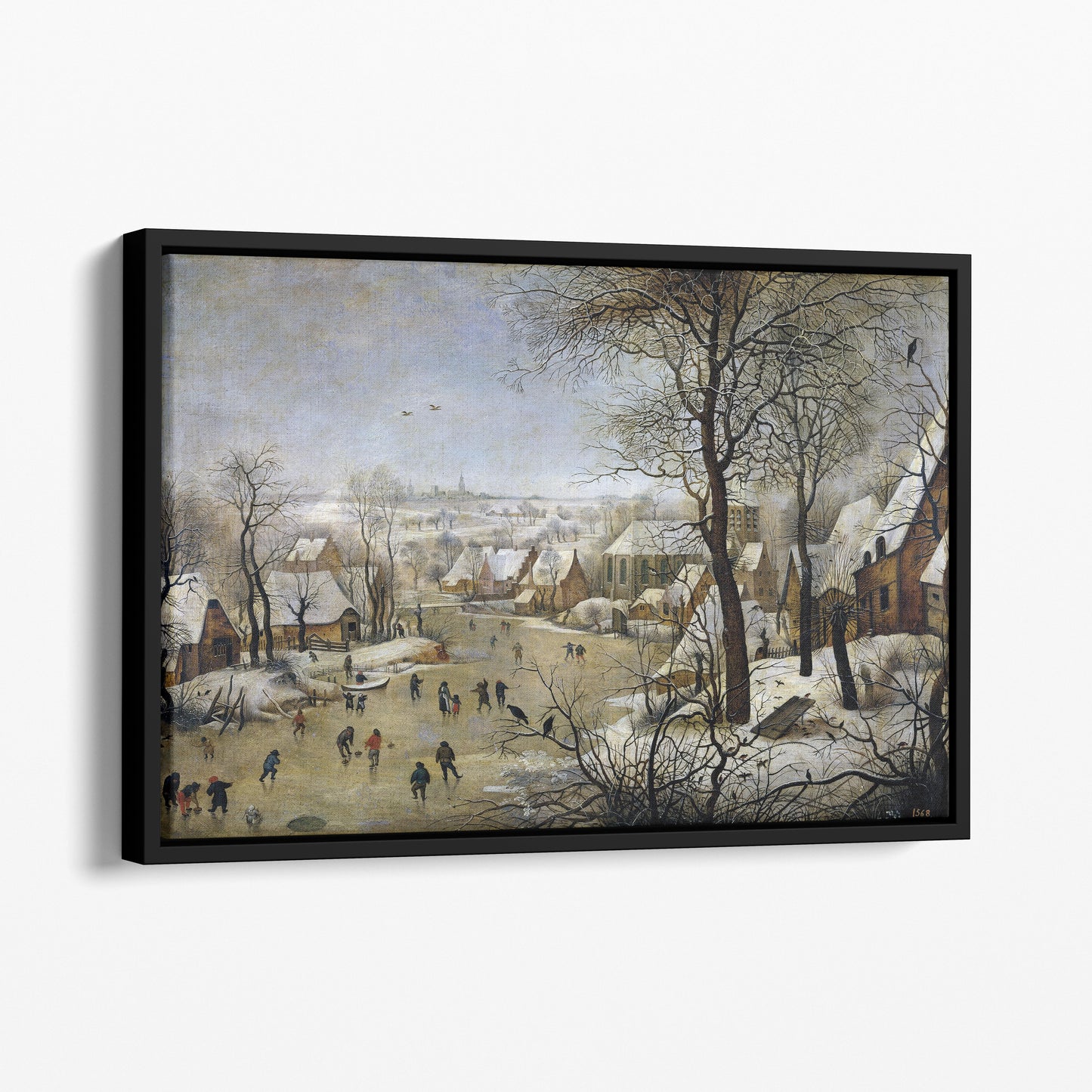 Winter Landscape with a Bird Trap - Pieter Bruegel the Younger