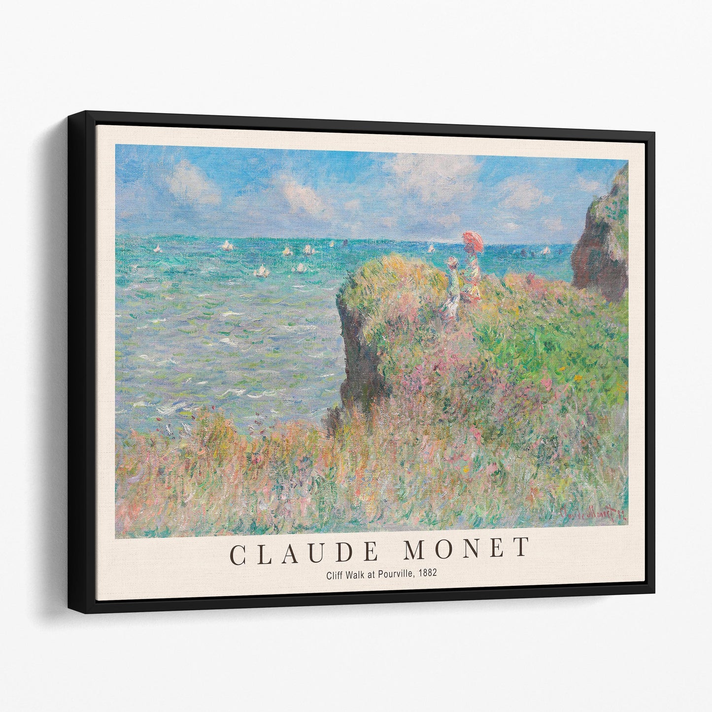 Claude Monet - Cliff Walk at Pourville