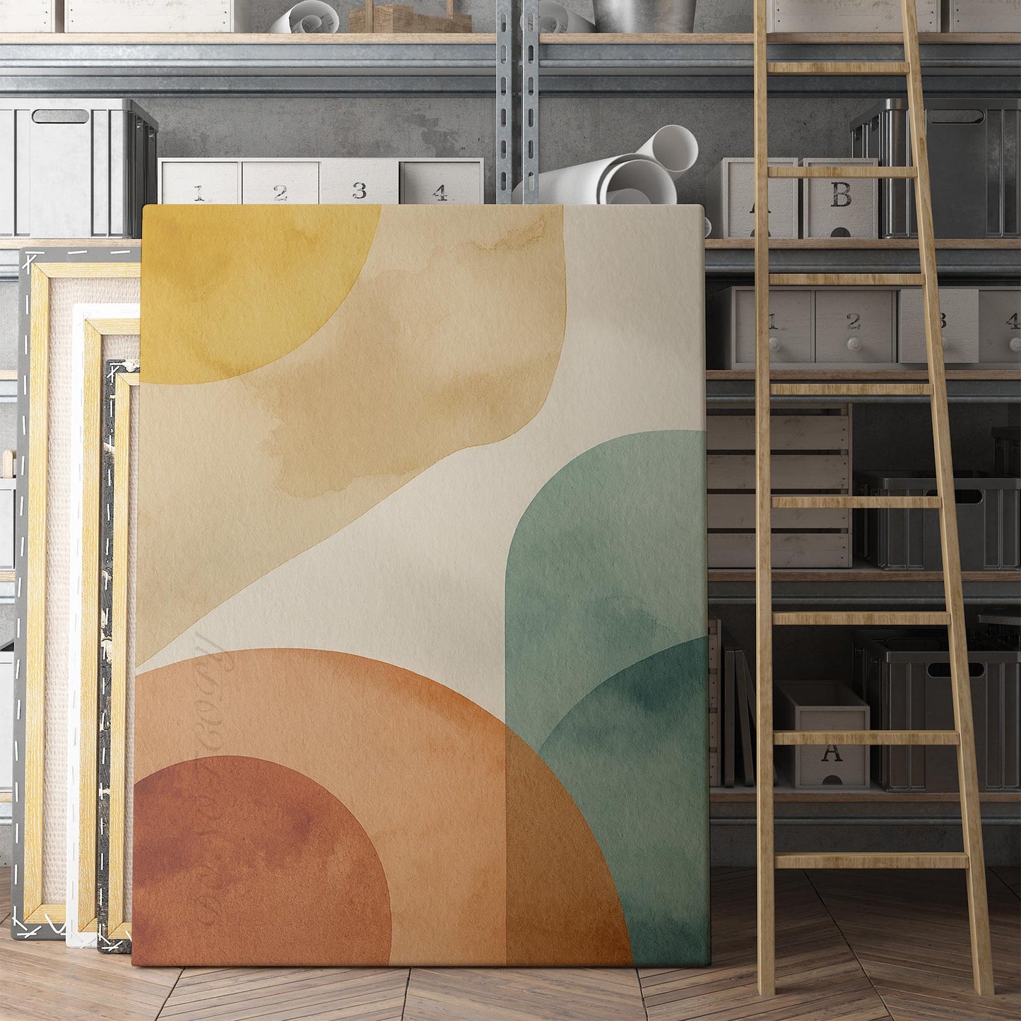 Mid Century Modern Abstract