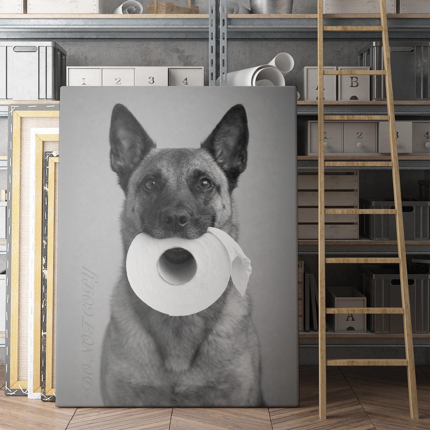 Belgian Malinois Dog Toilet Paper