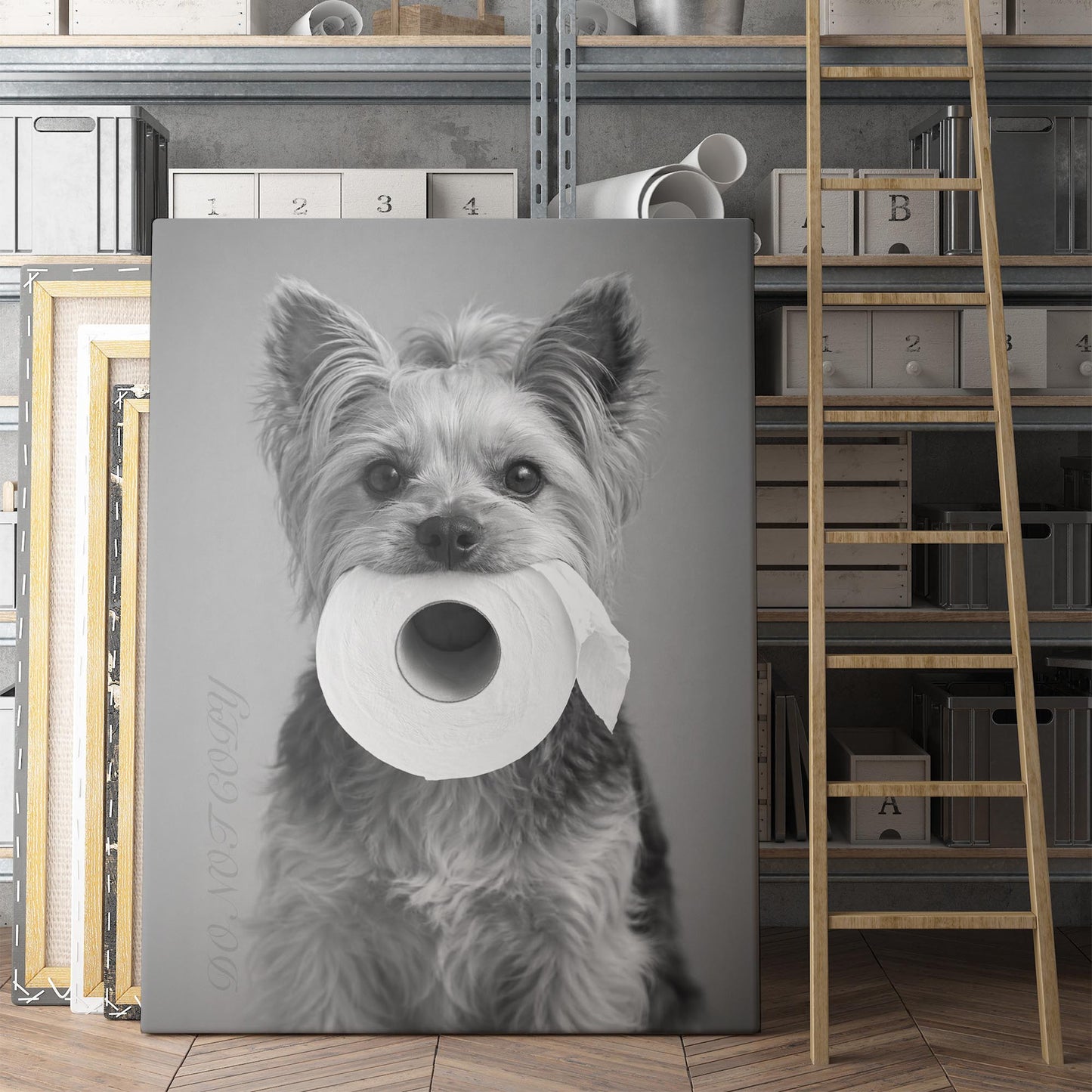 Yorkshire Terrier Dog Toilet Paper
