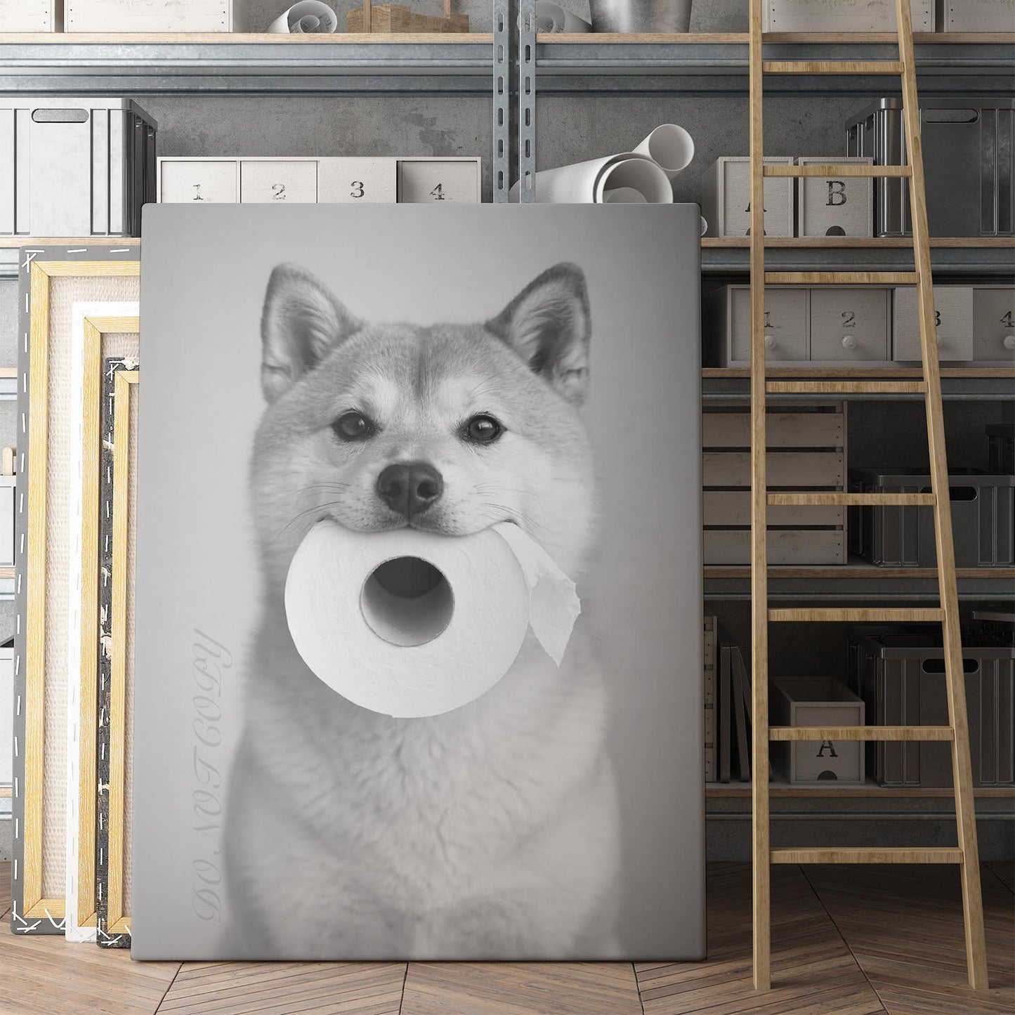 Shiba Inu Dog Toilet Paper