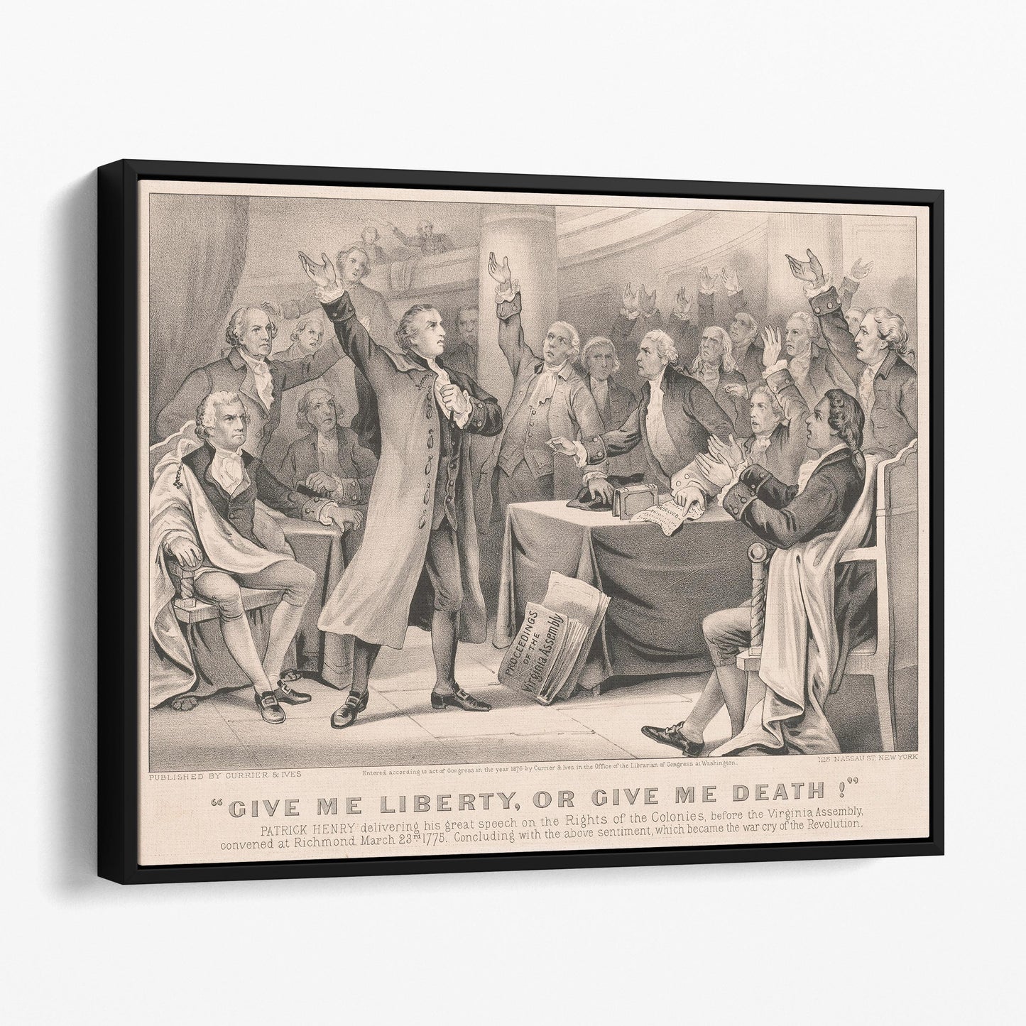 Give me liberty, or give me death! - Currier and Ives
