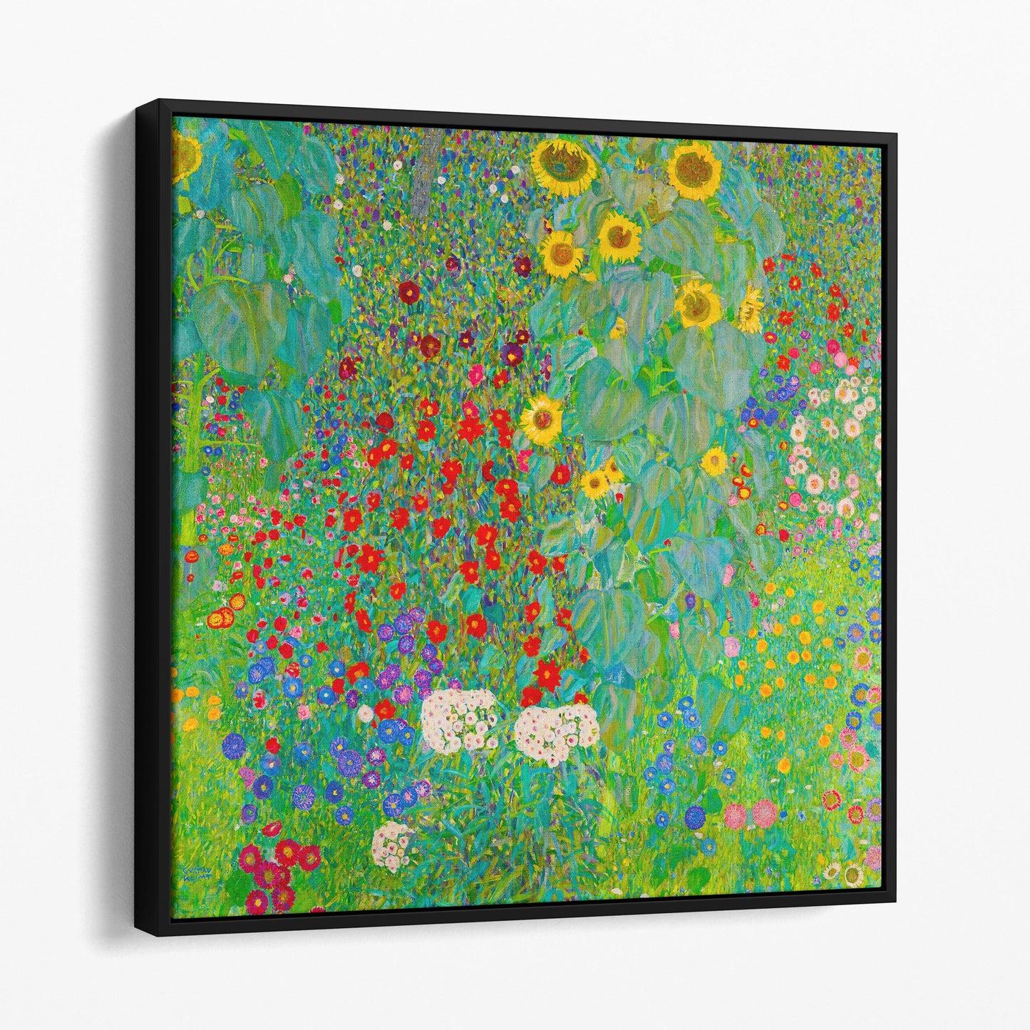 Farm Garden with Flowers (Brewery Garden at Litzlberg on the Attersee) 1906 by Gustav Klimt