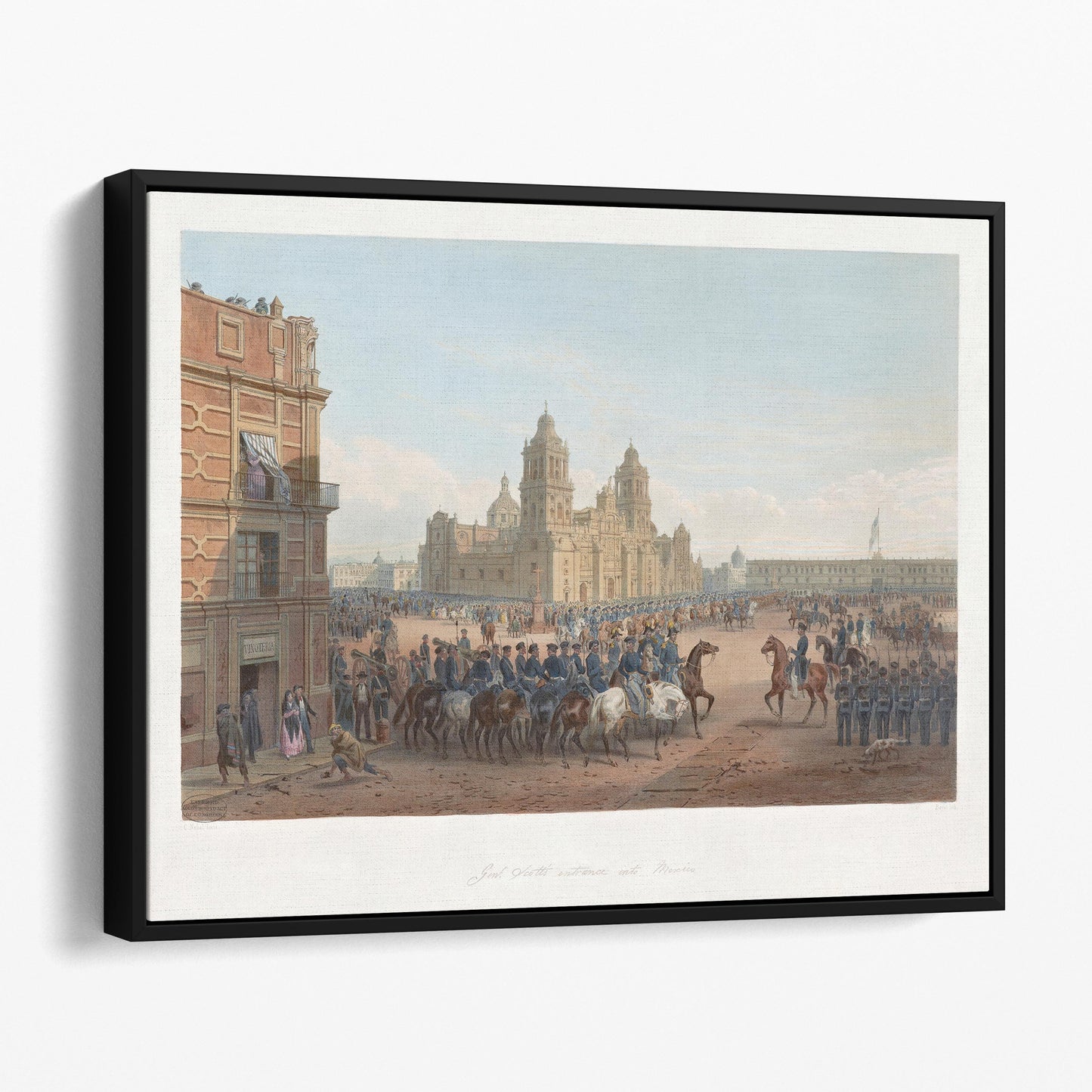 General Scott's Entrance Into Mexico - Carl Nebel