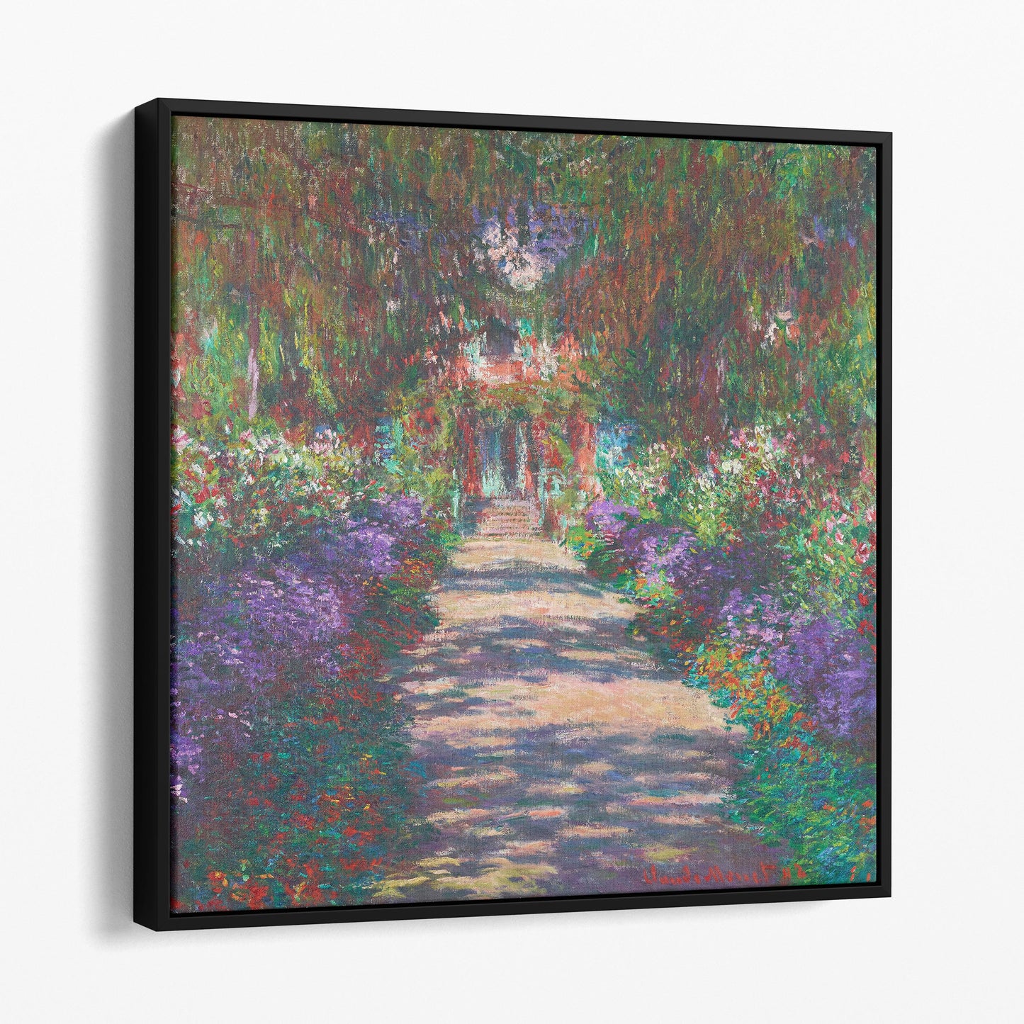 Pathway in Monet's Garden in Giverny by Claude Monet