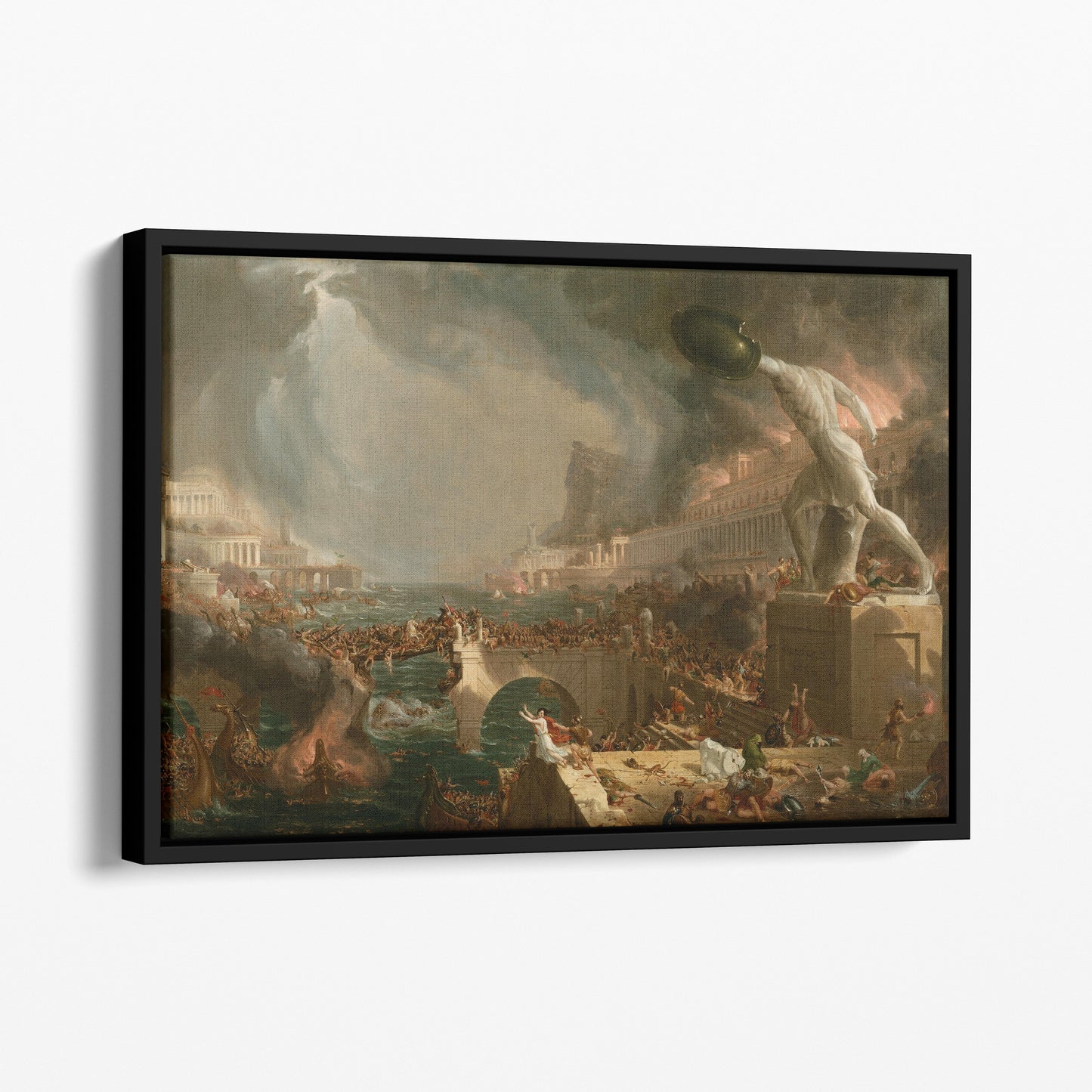 The Course of Empire - Destruction by Thomas Cole