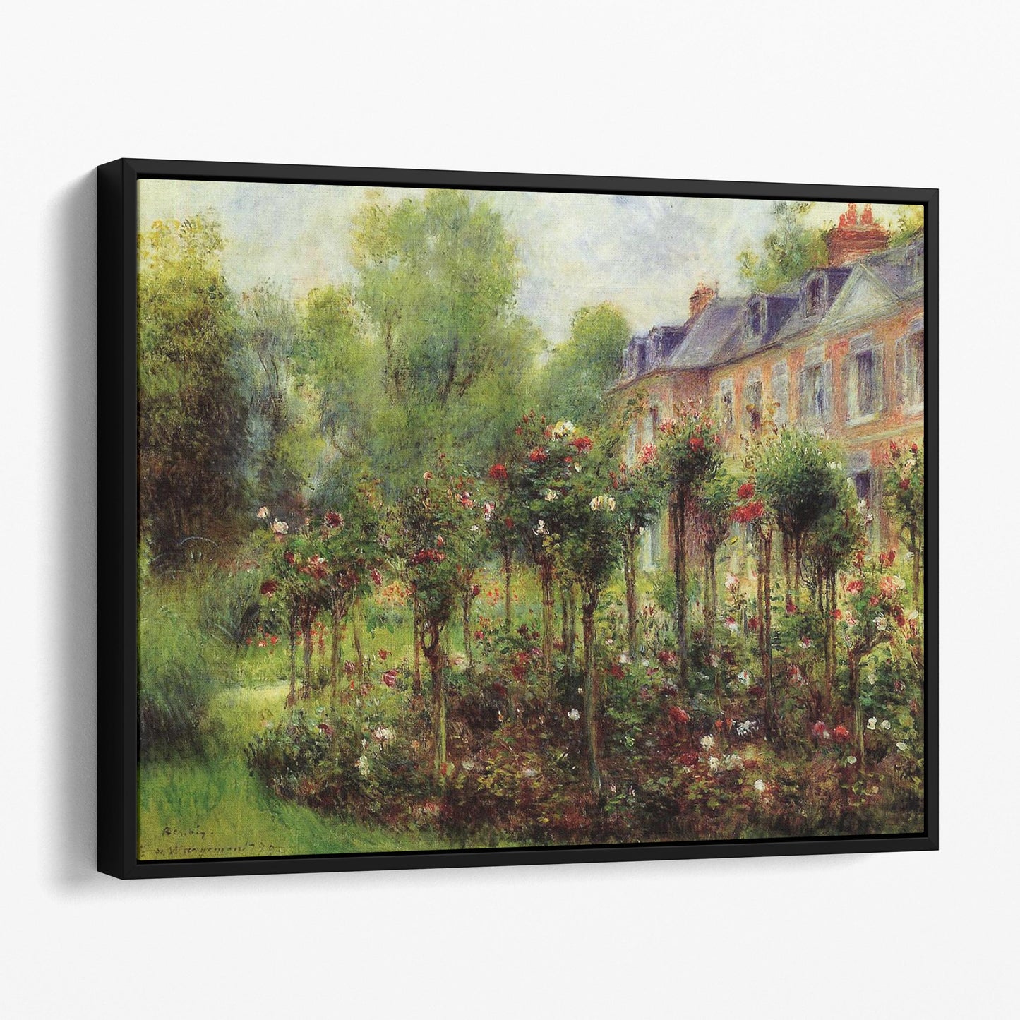The Rose Garden at Wargemont, 1879 - Renoir