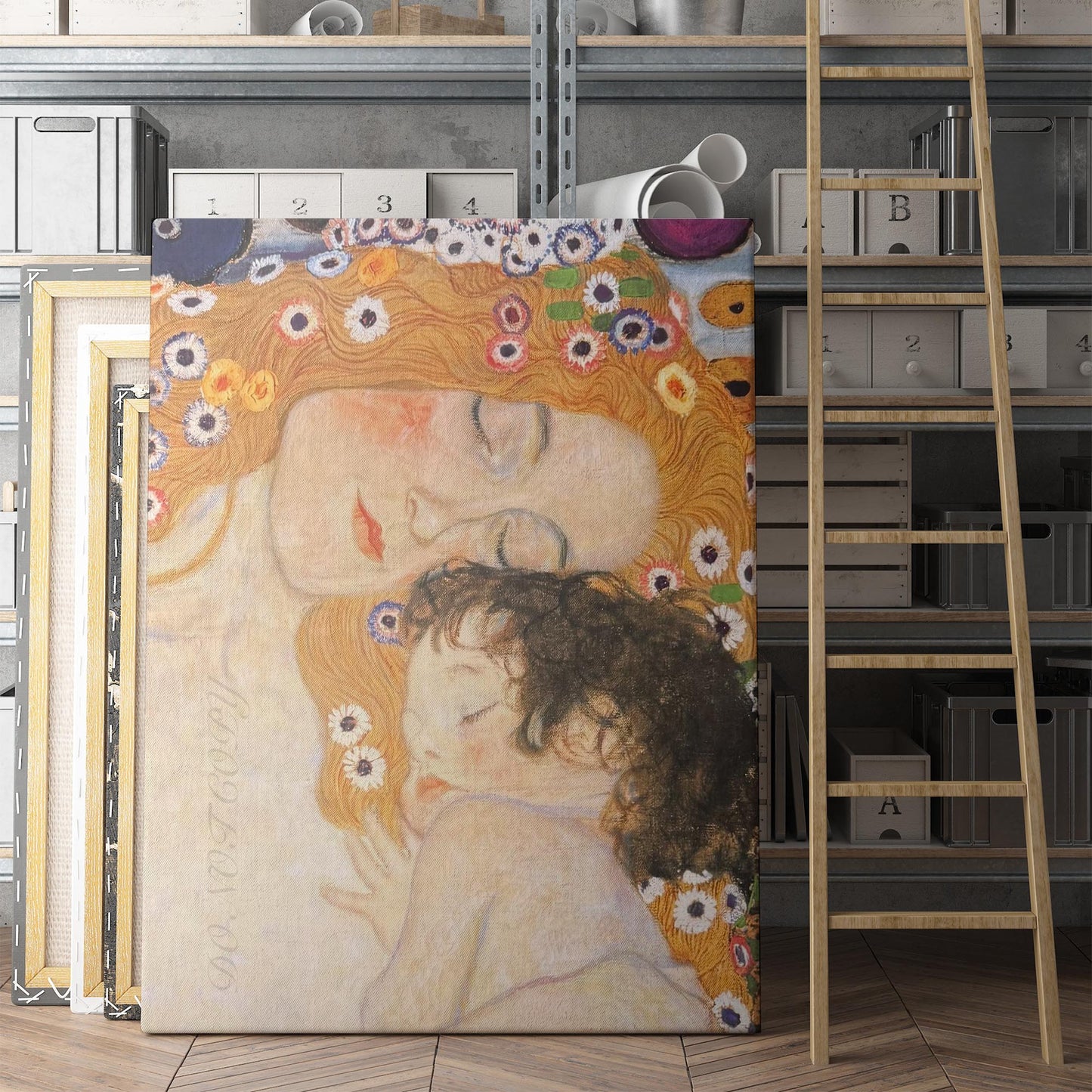 Mother and Child by Gustav Klimt