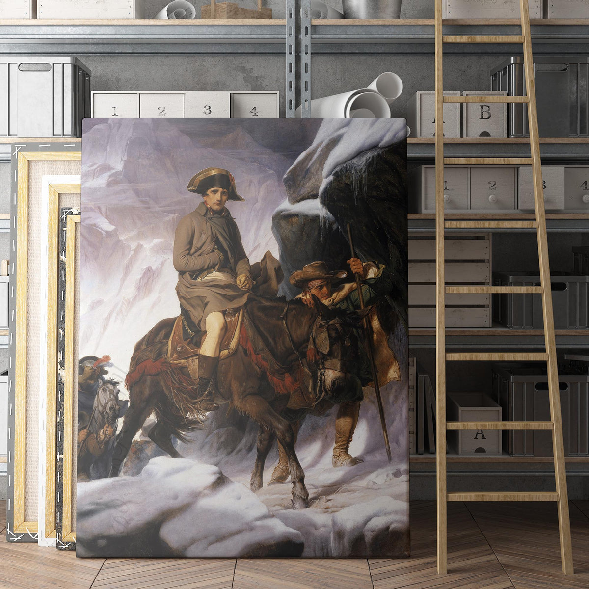 Napoleon Bonaparte Crossing the Alps - Paul Delaroche