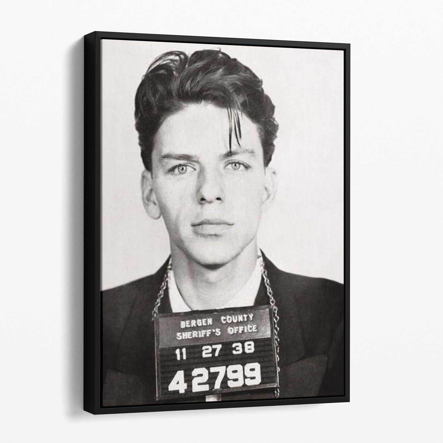 Frank Sinatra Prison Mug Shot