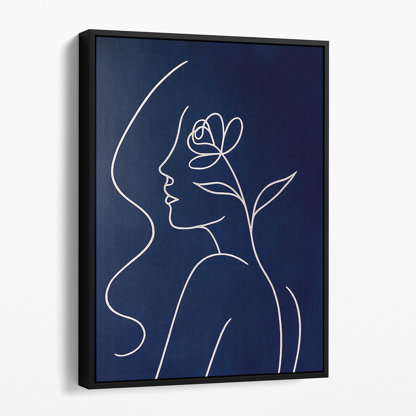 Face of a Woman - Picasso Style Line Art