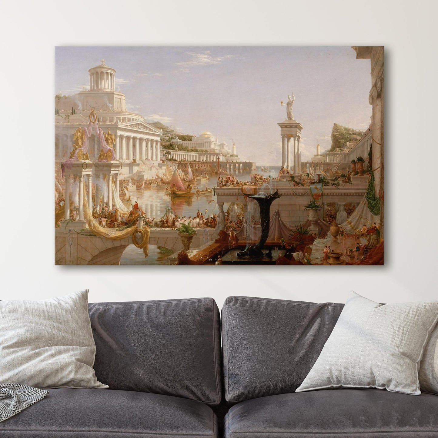The Course of Empire - The Consummation of Empire by Thomas Cole