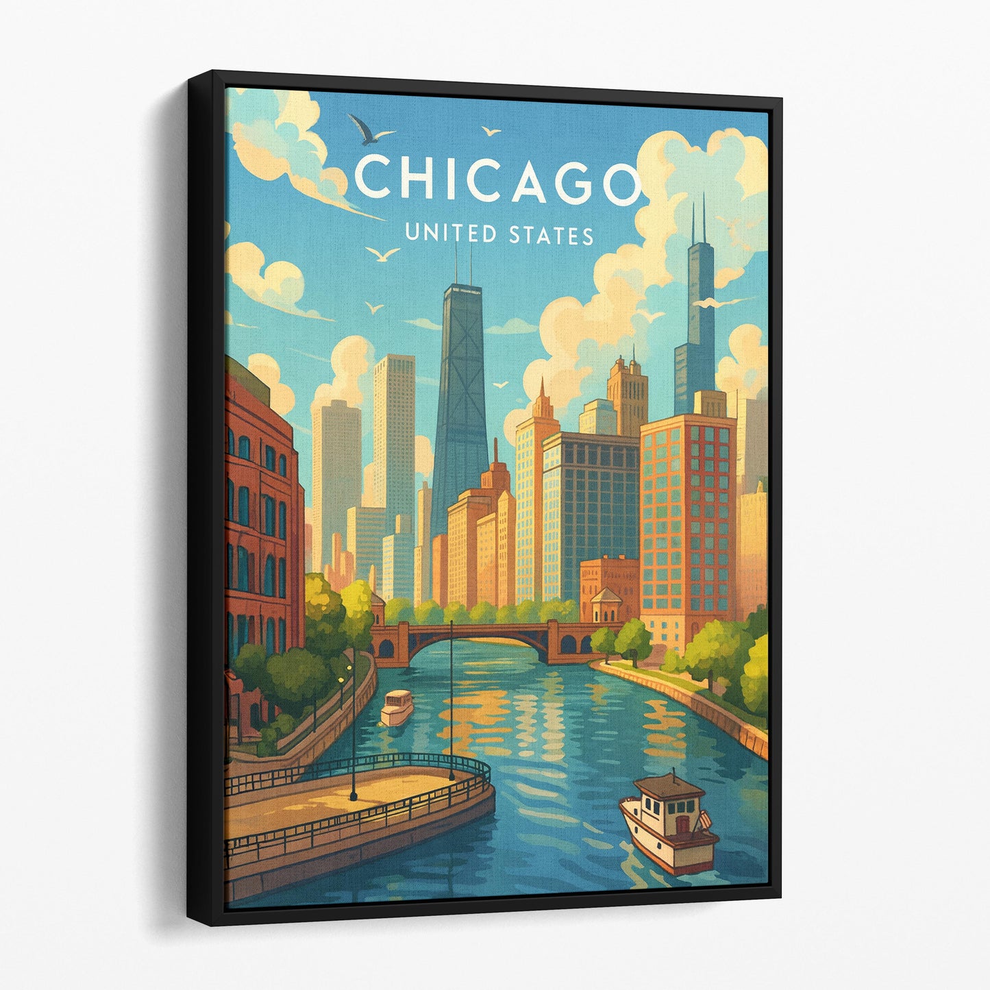 Chicago Travel Poster