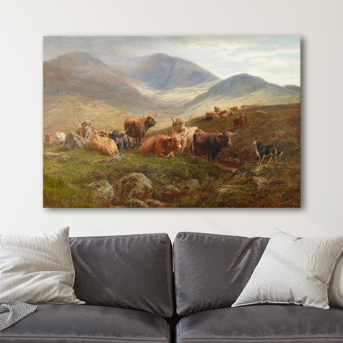 Highland Cattle, 1888 - John Falconer Slater