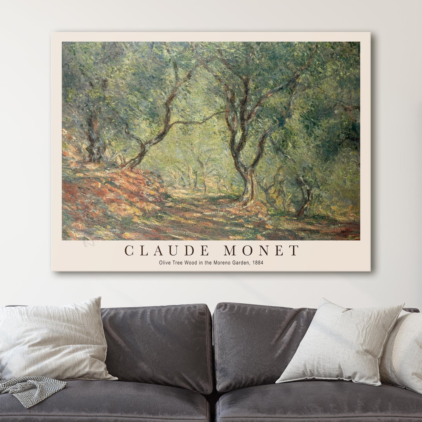 Claude Monet - Olive Tree Wood in the Moreno Garden