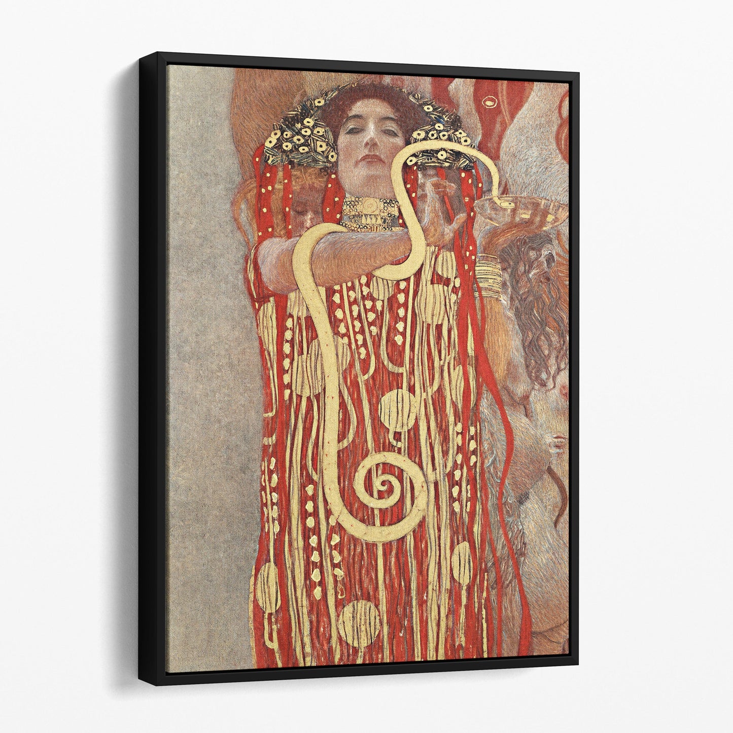Hygieia Medicine Detail by Gustav Klimt