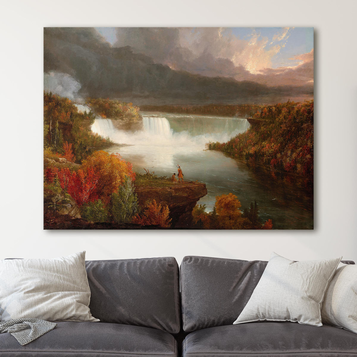 Distant View of Niagara Falls, 1830 - Thomas Cole