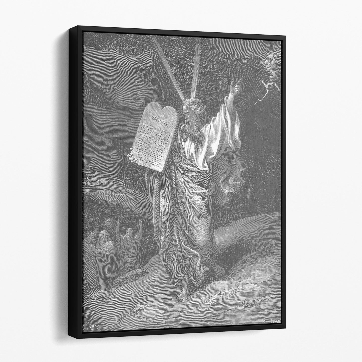 Moses Comes Down from Mount Sinai - Gustave Dore