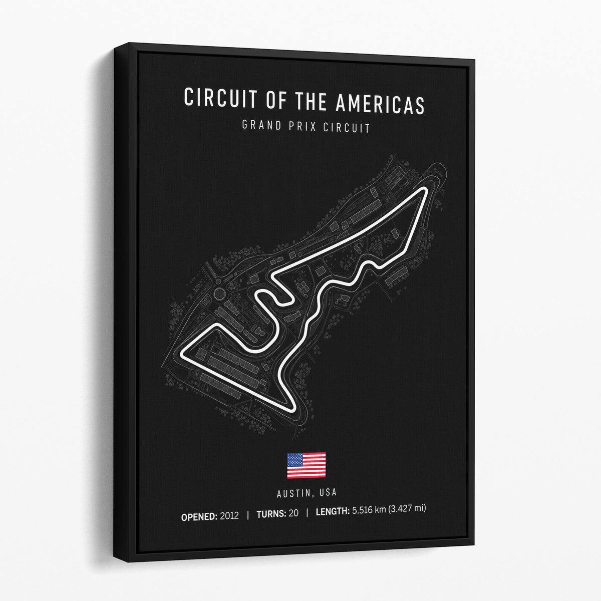 Austin Texas Grand Prix Race Track Map