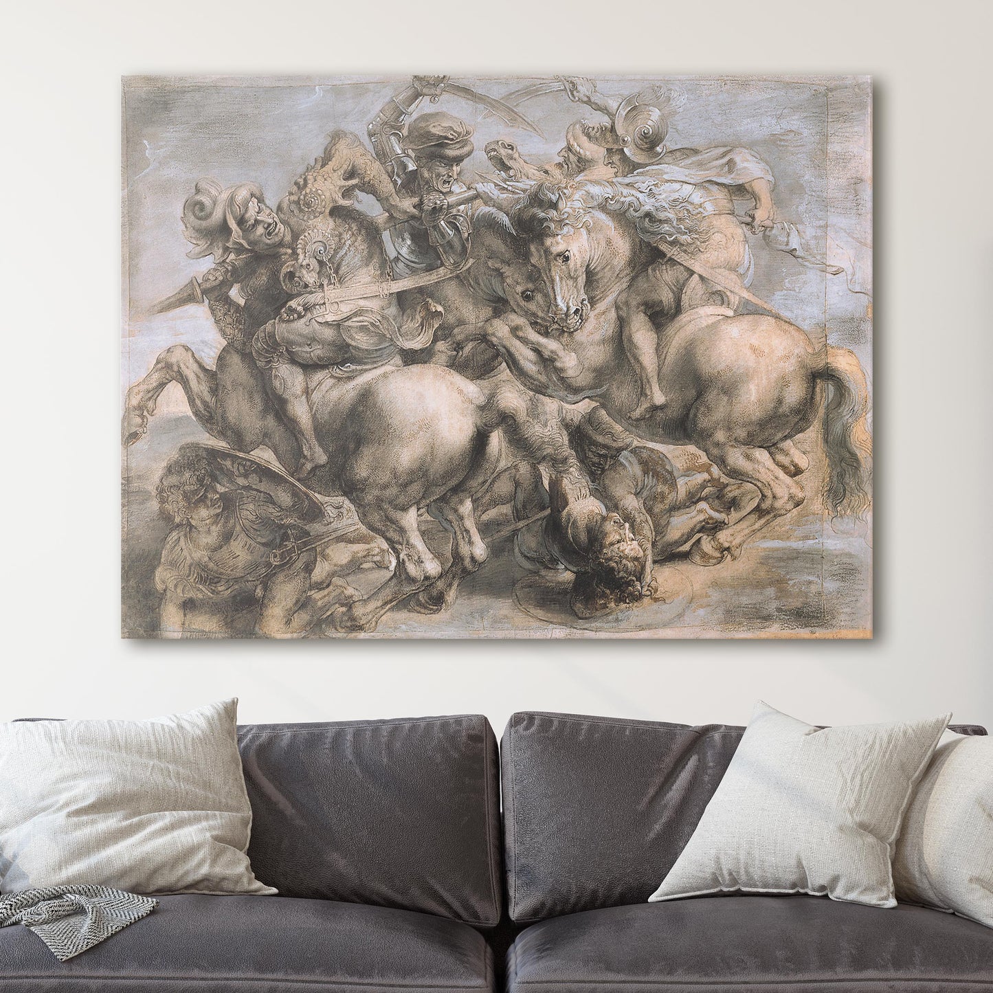 The Battle of Anghiari - Peter Paul Rubens